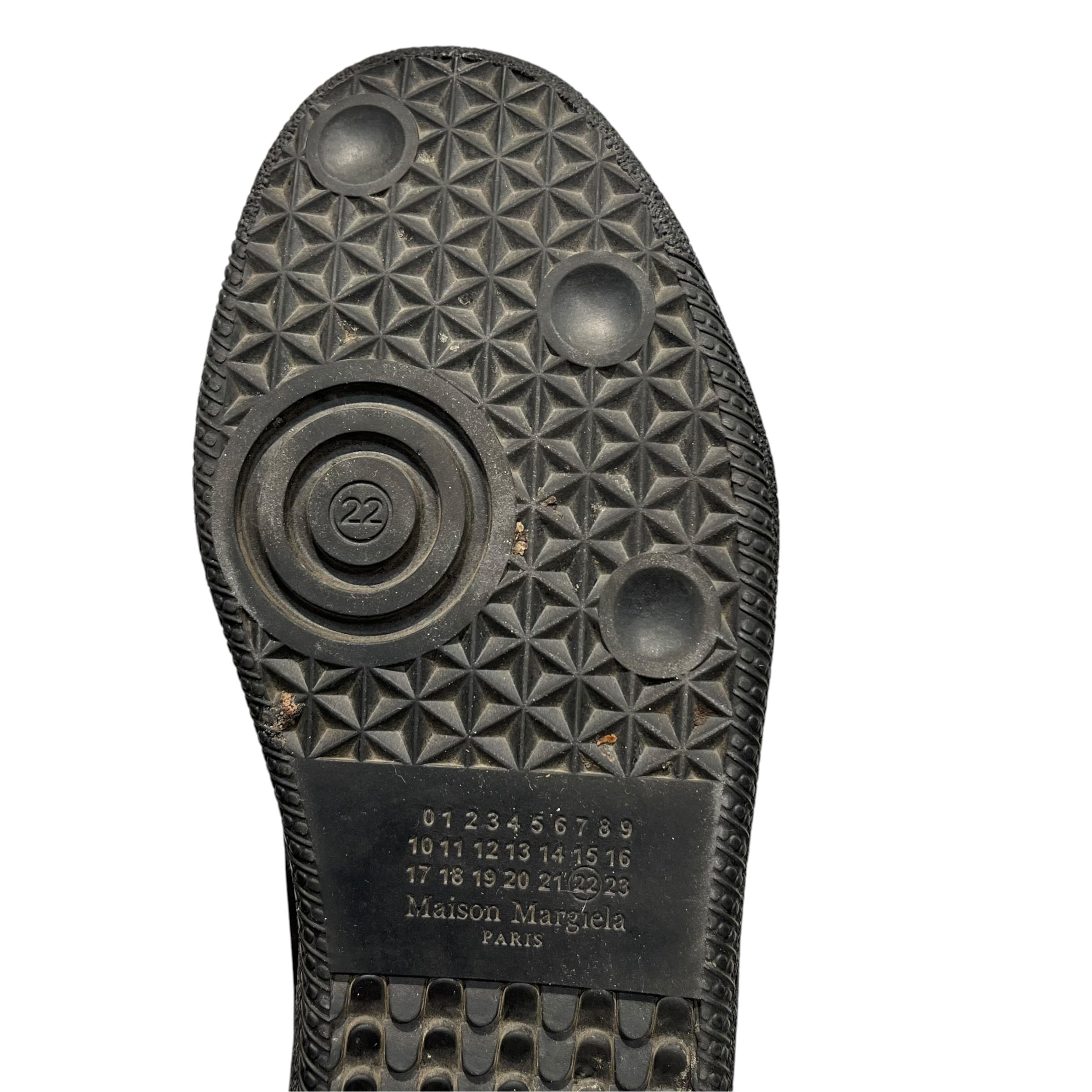 Maison Margiela/Low-Sneakers/US 12/Leather/BLK/Replica GAT view 6