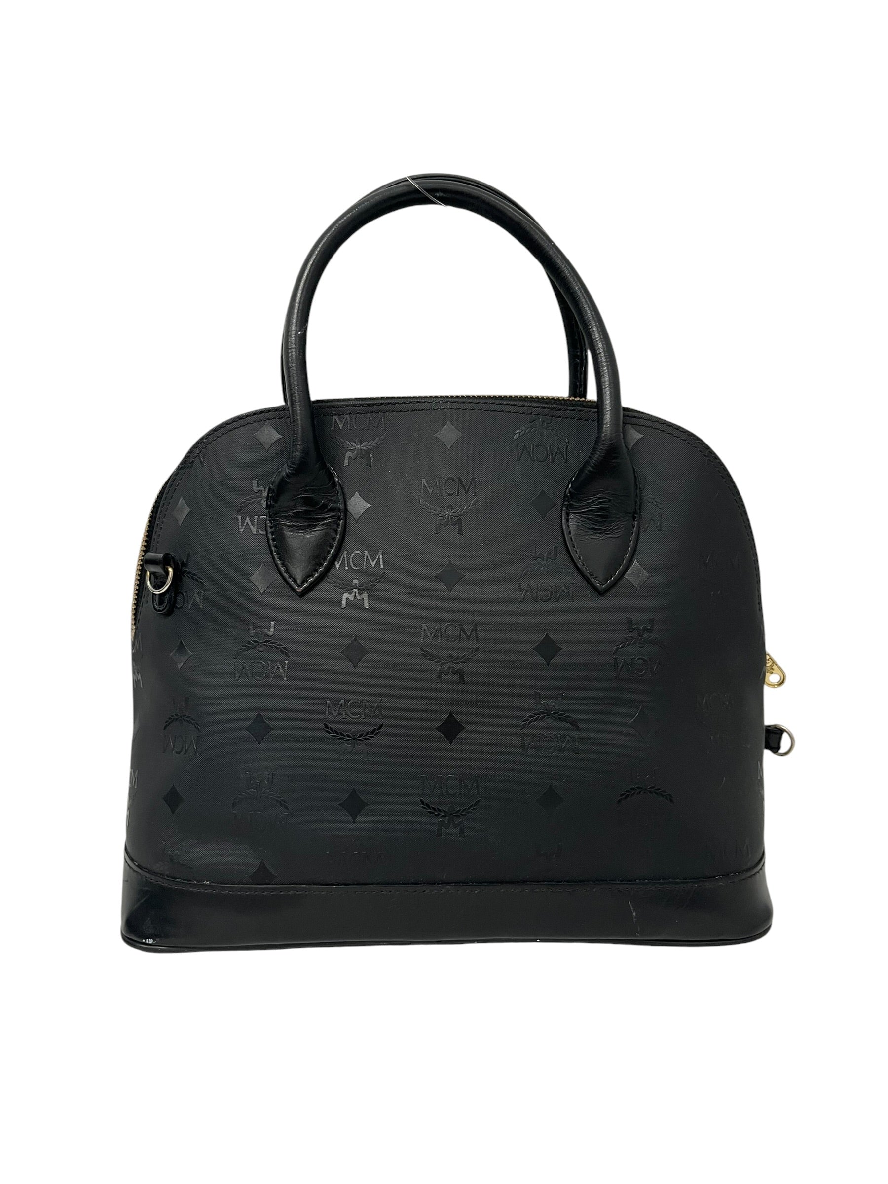MCM/Hand Bag/Monogram/Polyester/BLK/WATER PROOF view 2
