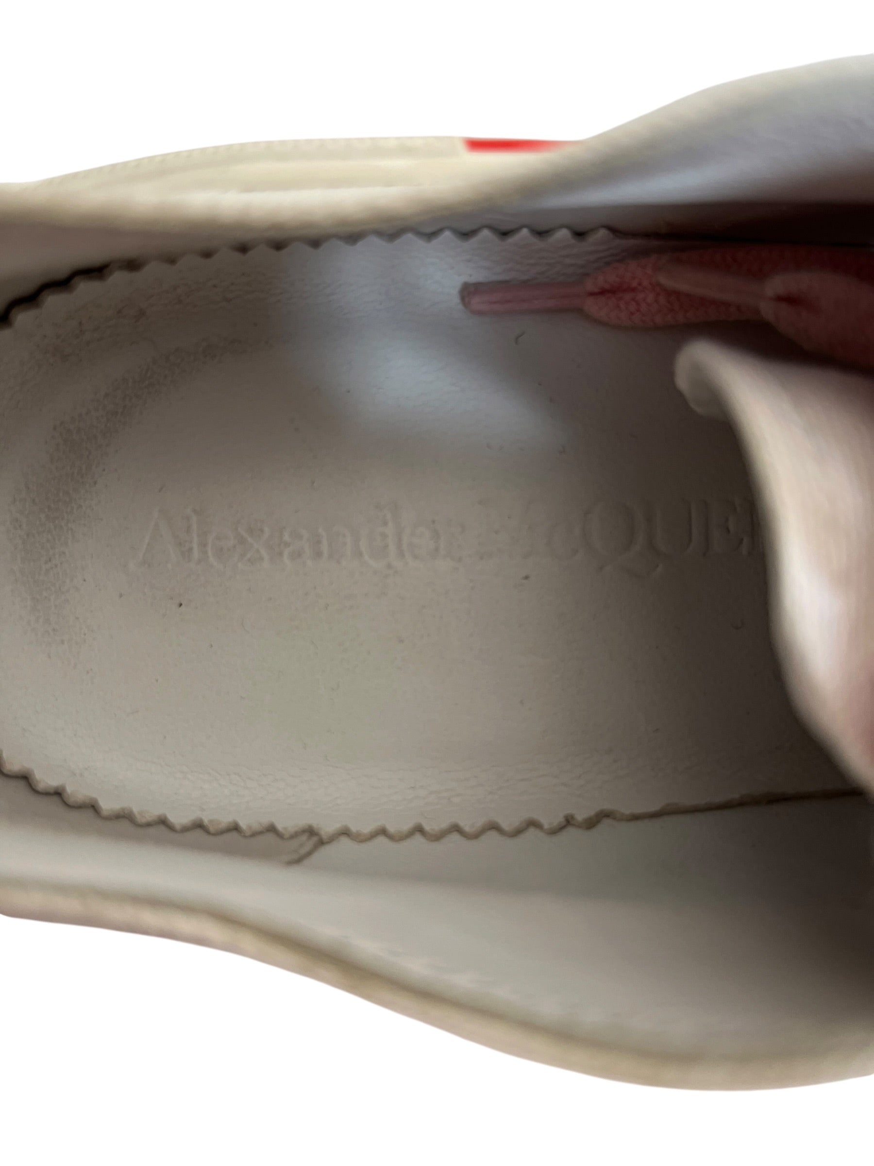 Alexander McQueen/Low-Sneakers/EU 39/Cotton/WHT/ view 3