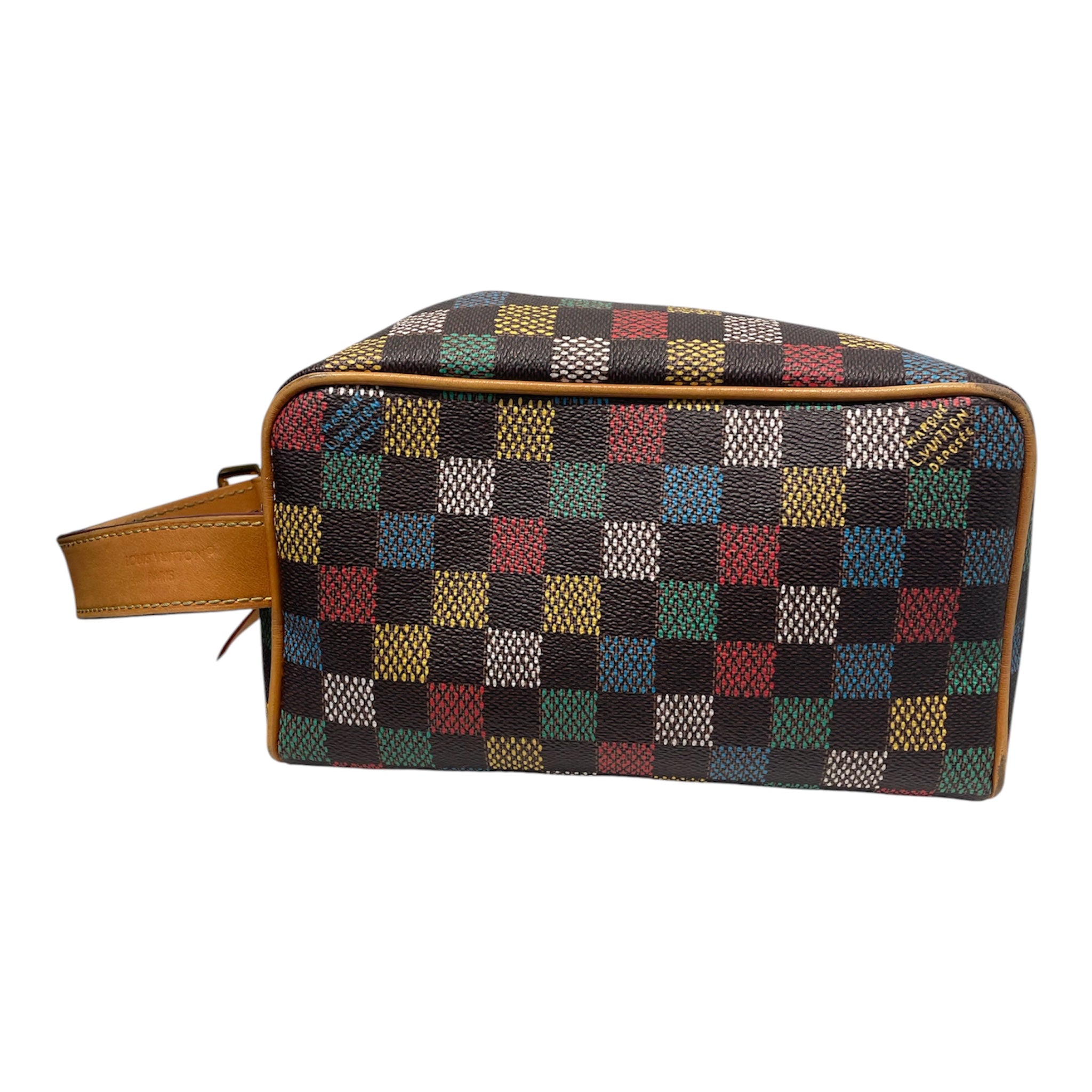LOUIS VUITTON/Bag/Monogram/Leather/MLT/LOCKER DOPP KIT view 2