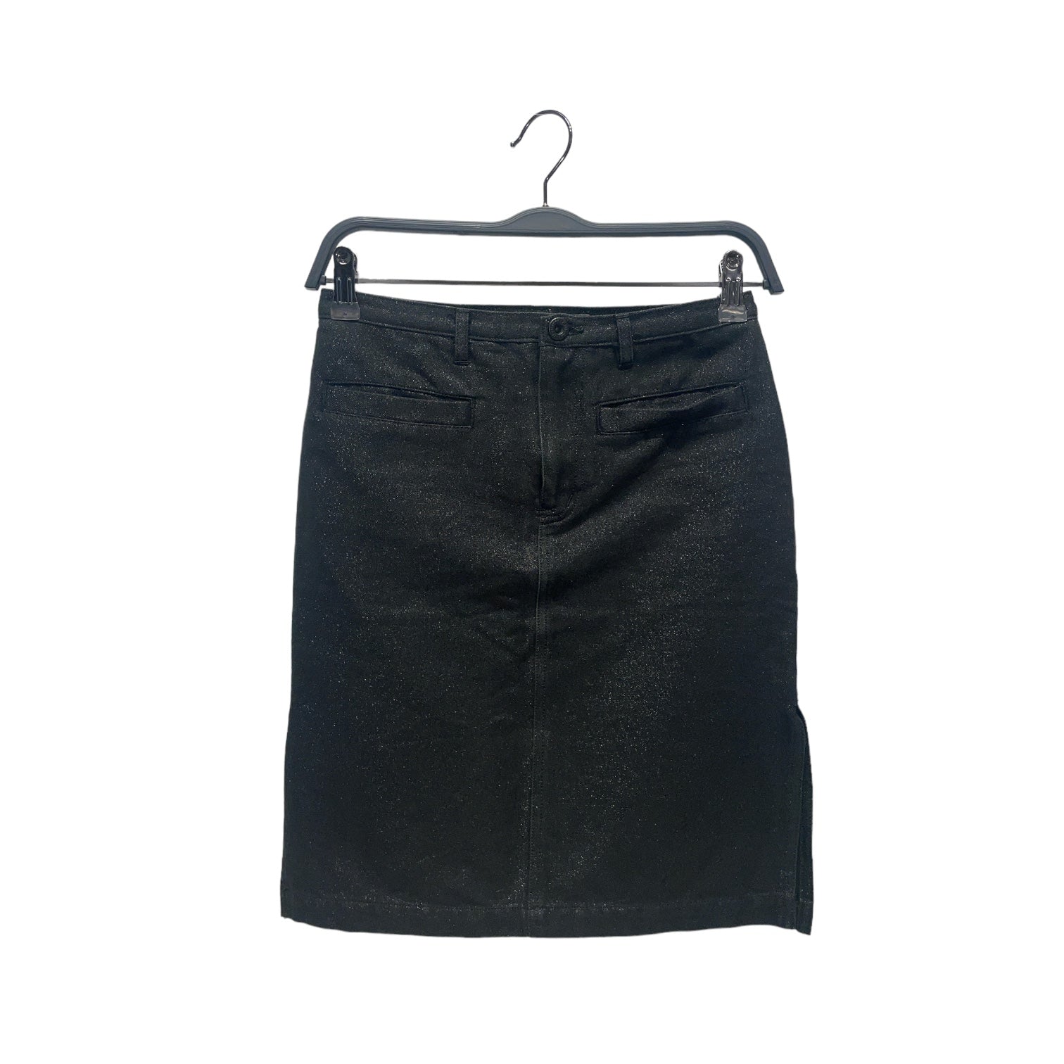 HYSTERIC GLAMOUR/Skirt/S/Cotton/BLK/GLITTER view 1