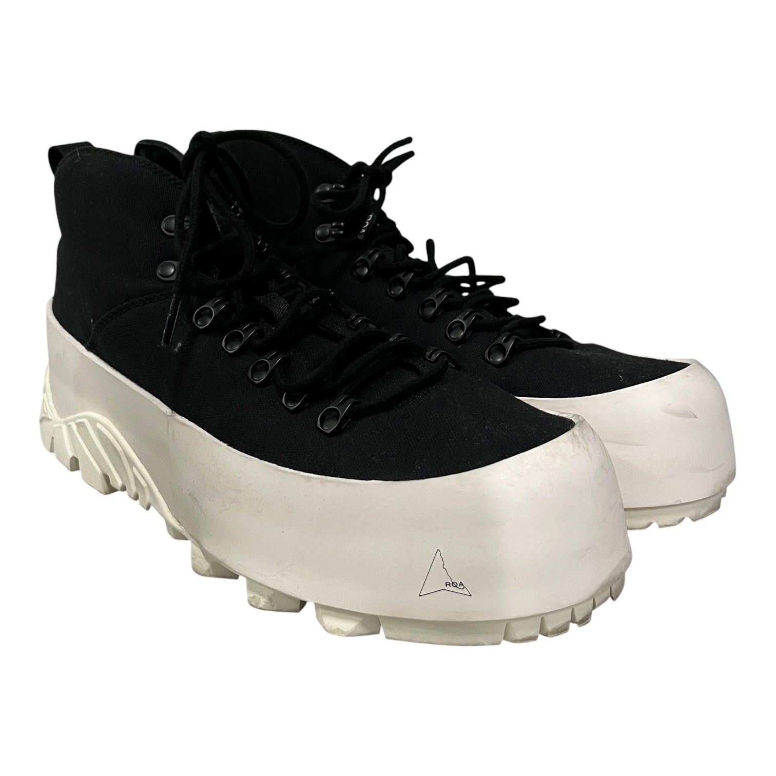 ROA/Boots/EU 45/Leather/MLT/roa blk/white hiking boots view 1