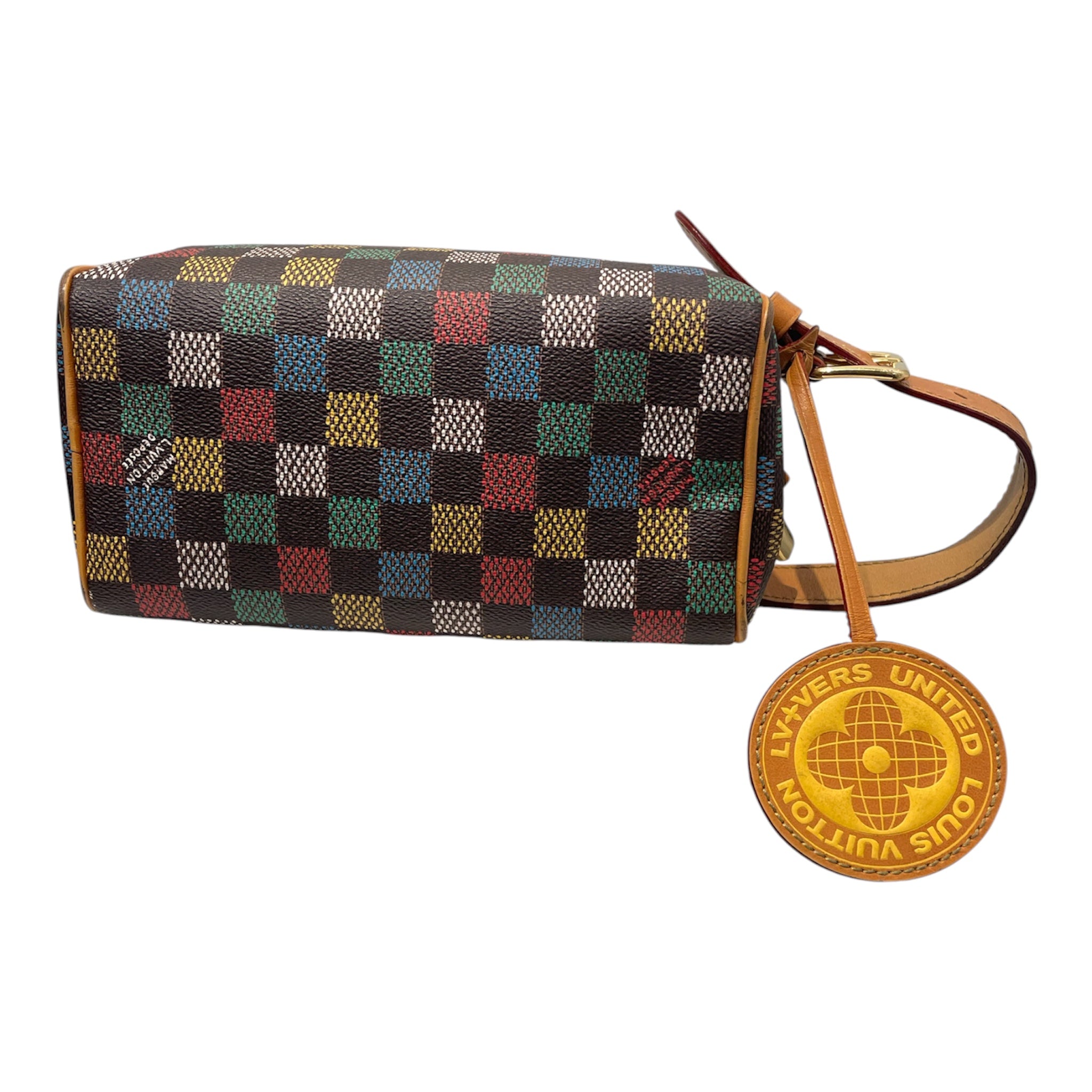 LOUIS VUITTON/Bag/Monogram/Leather/MLT/LOCKER DOPP KIT view 3