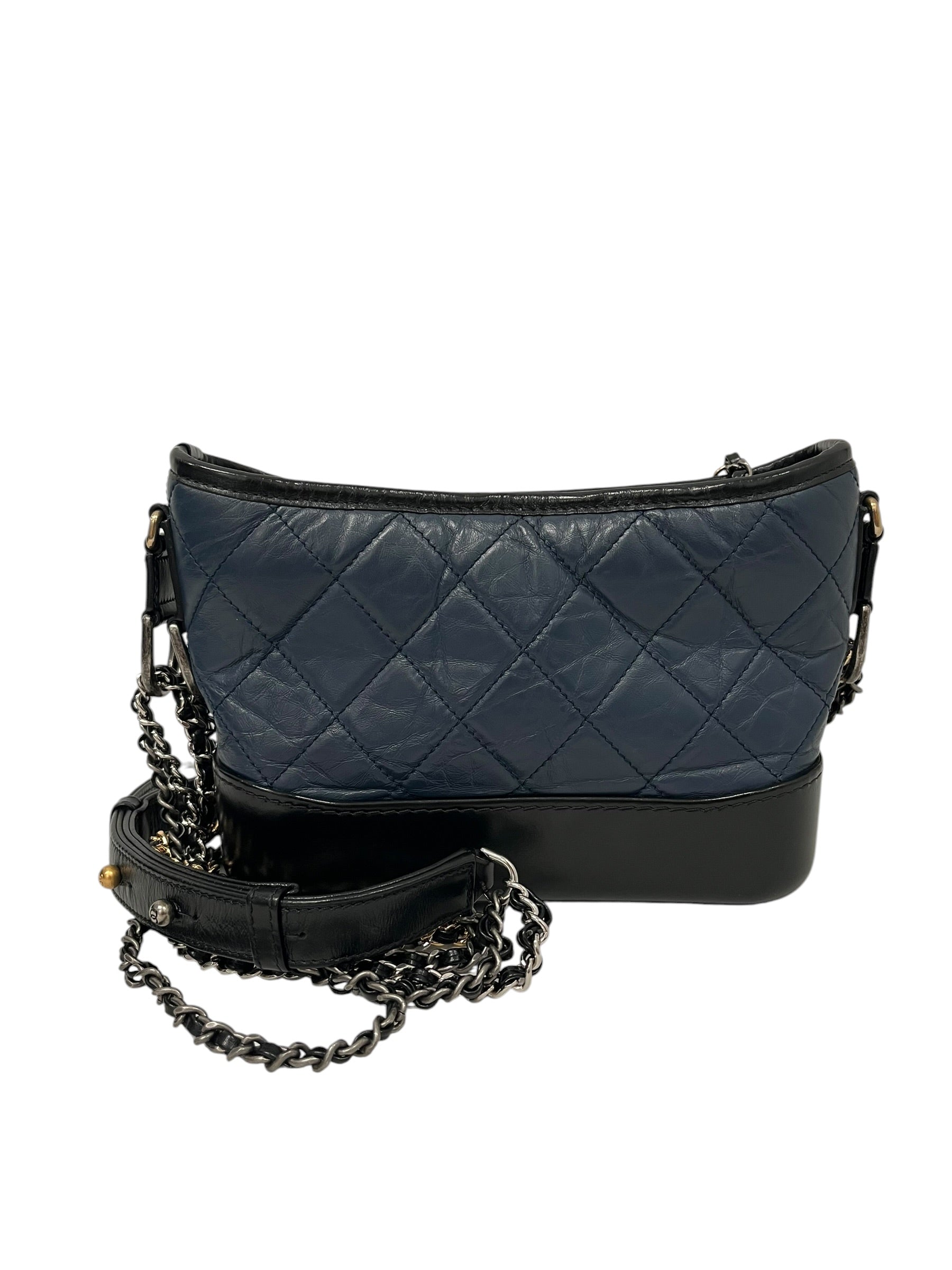 CHANEL/Cross Body Bag/Leather/NVY/GABRIELLE HOBO QUILTD27117689 view 2