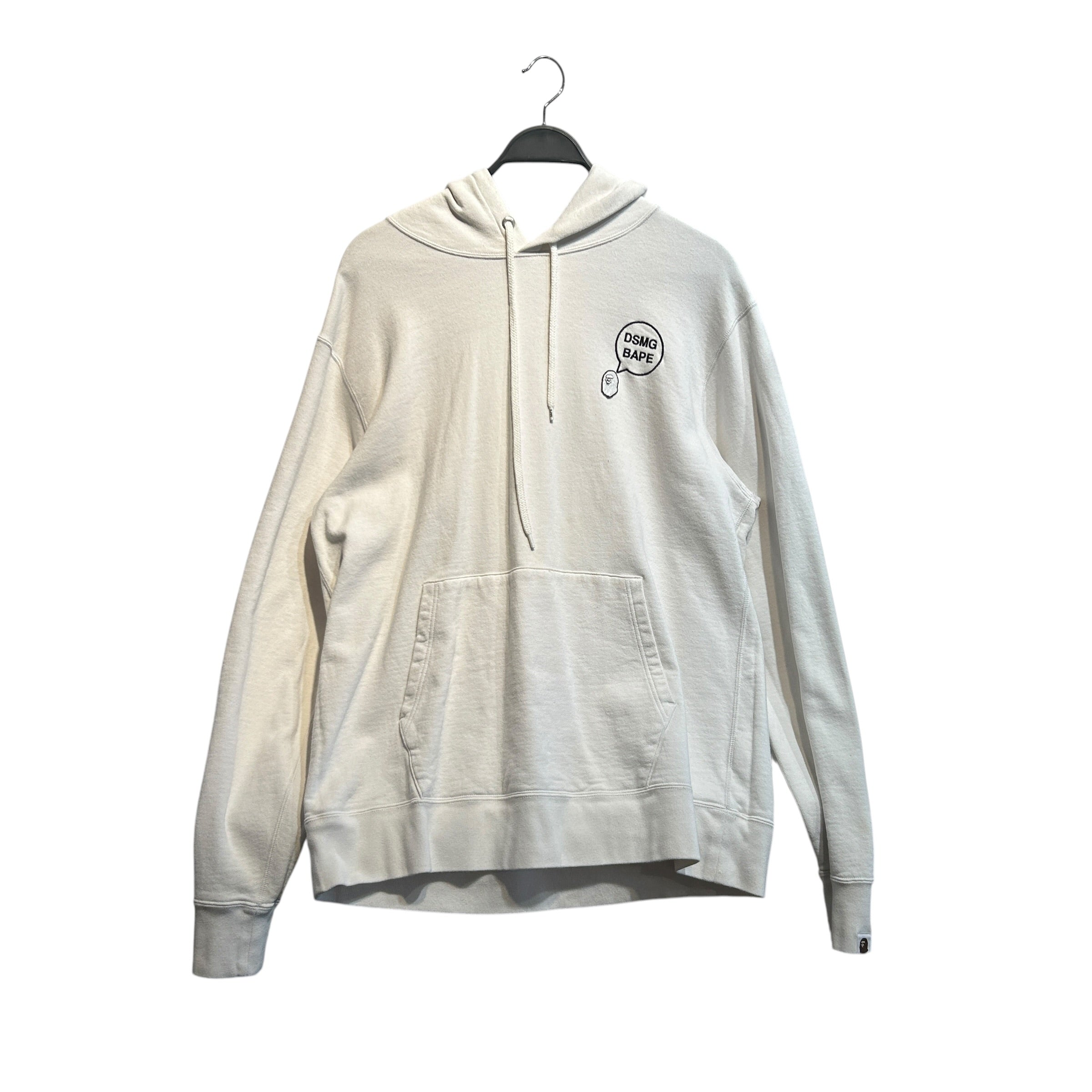 A BATHING APE/Hoodie/XXL/Cotton/WHT/DSMG BAPE view 1