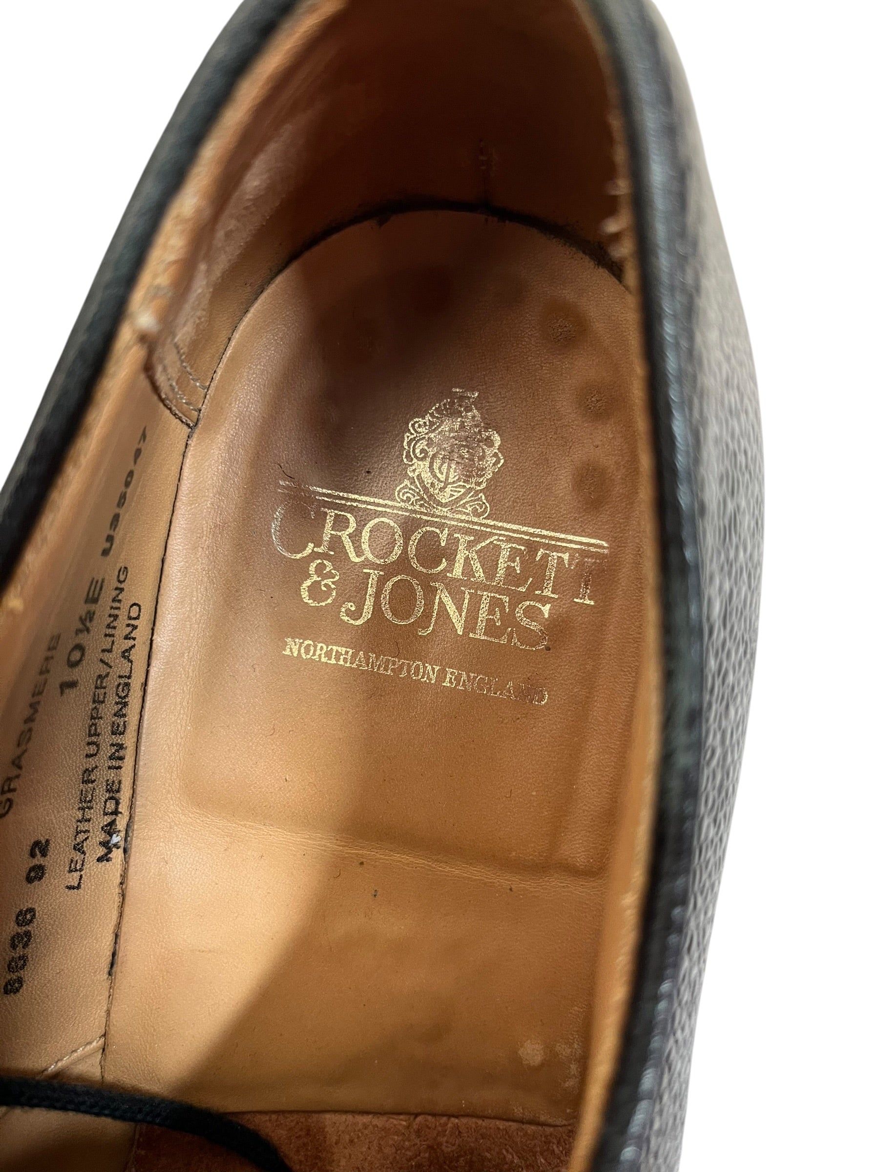 CROCKETT&JONES/Dress Shoes/US 10.5/Leather/BLK/ view 3