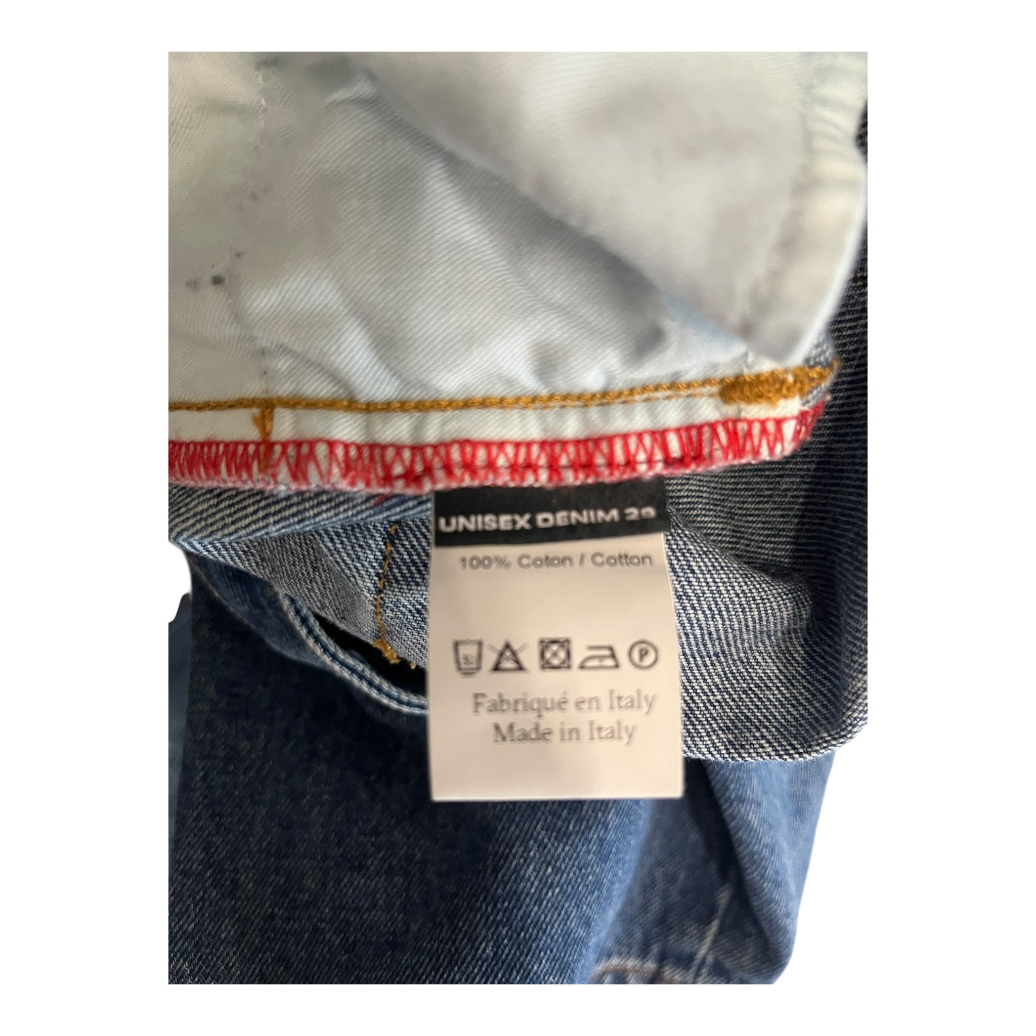 Y/PROJECT/Pants/29/Denim/BLU/Multi-Waist view 4