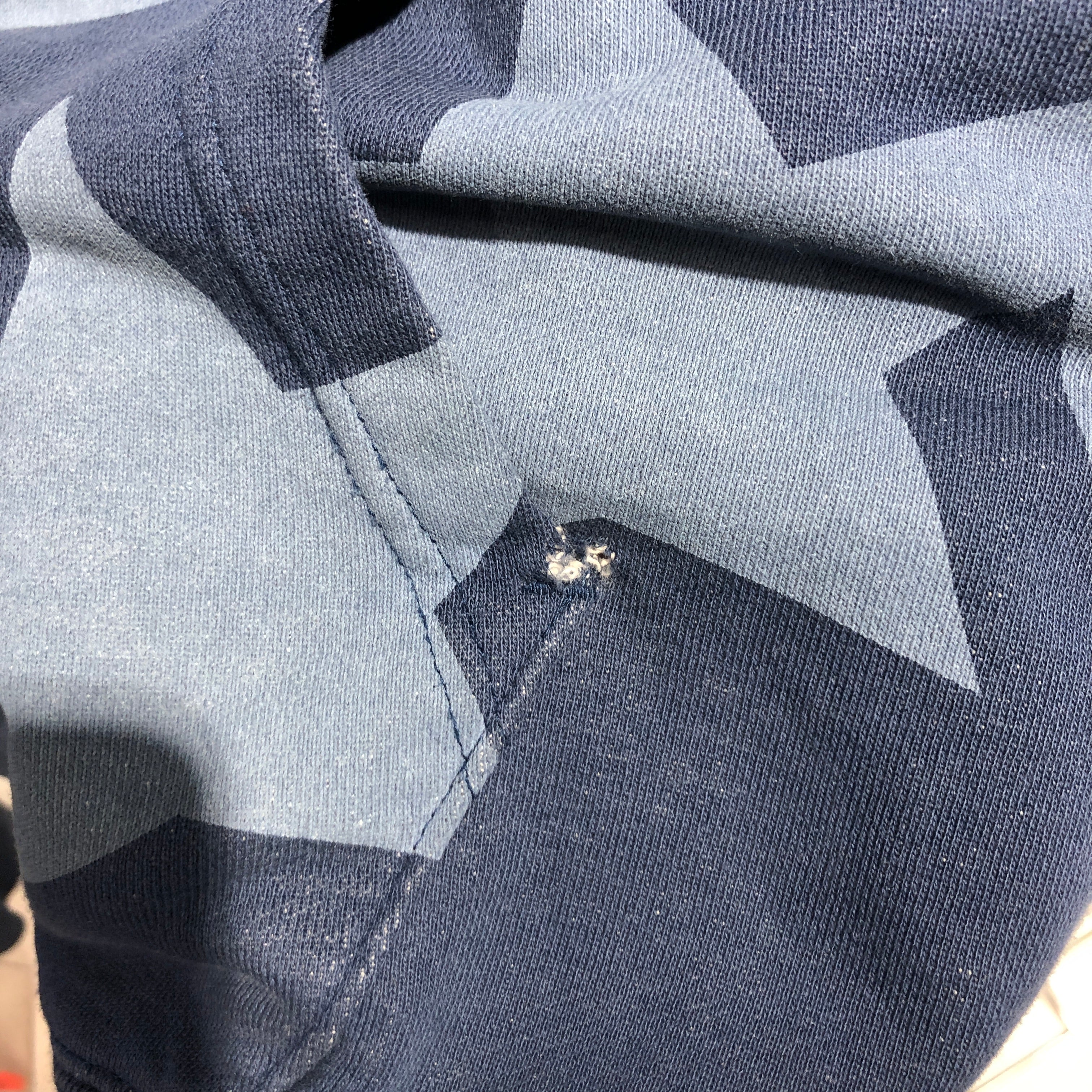 A BATHING APE/Zip Up Hoodie/XXL/All Over Print/Cotton/NVY/ view 6
