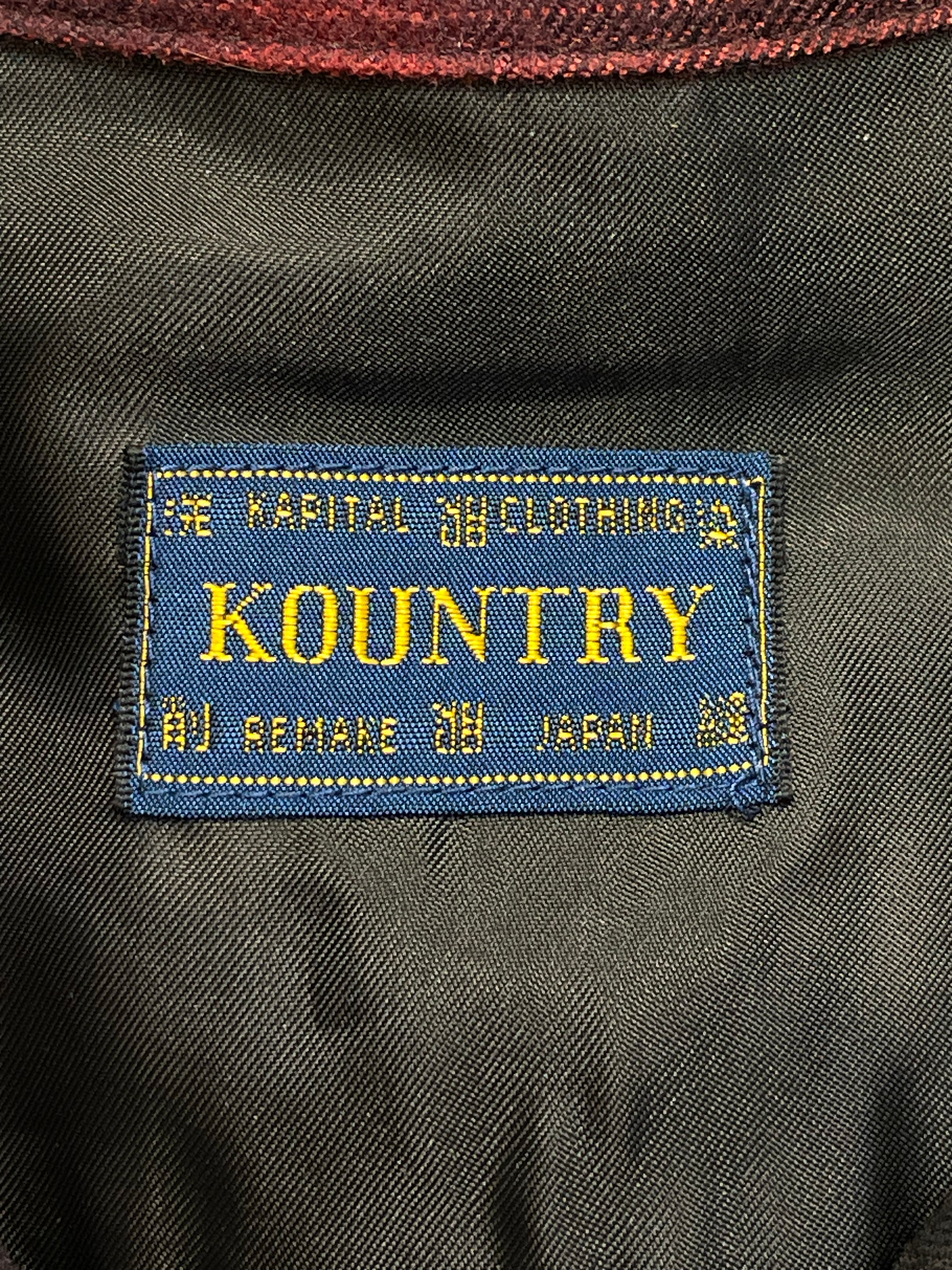 KAPITAL/Flannel Shirt/M/Plaid/Cotton/RED/ view 3