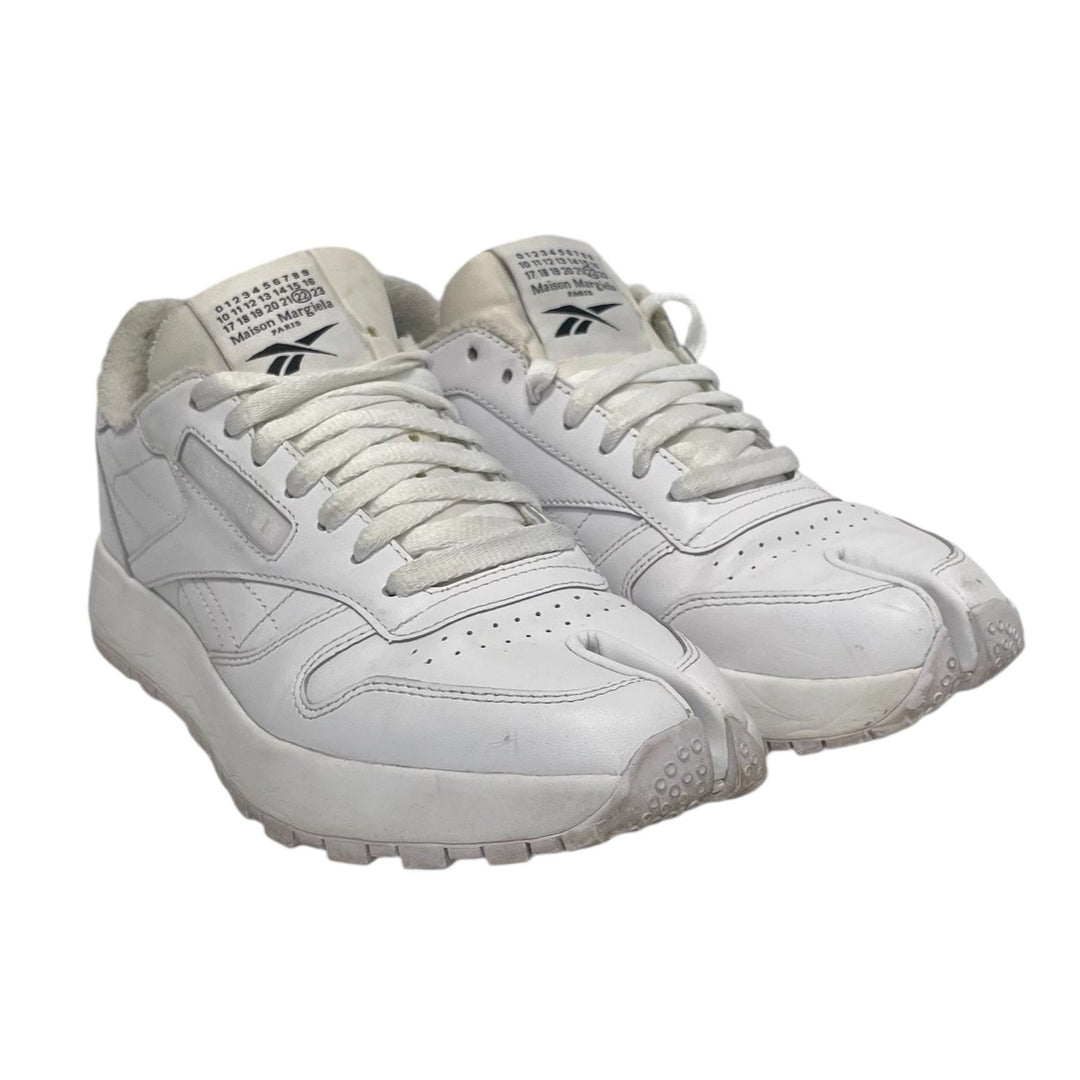 Maison Margiela/Reebok/Low-Sneakers/US 7/Leather/WHT/Tabi