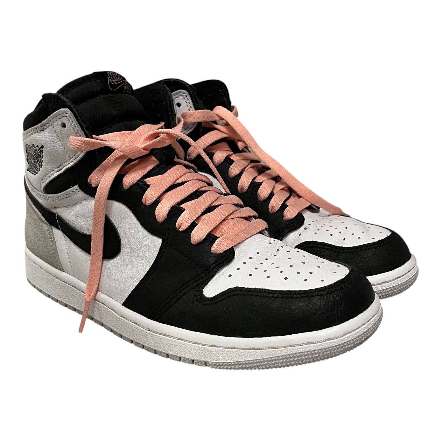 NIKE/Hi-Sneakers/US 8.5/Leather/SLV/og stage haze view 1