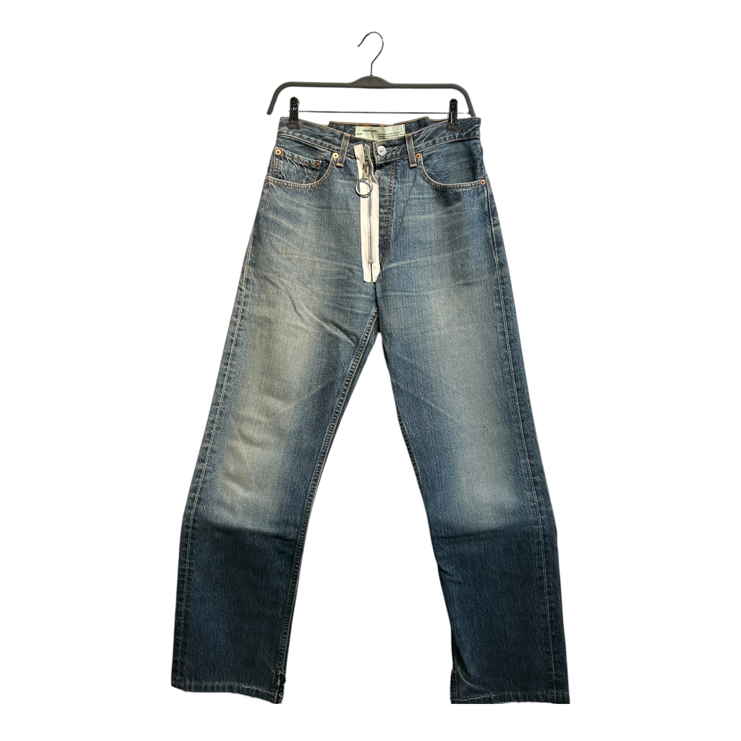 OFF-WHITE/Straight Pants/25/Denim/IDG/ZIPPER view 1