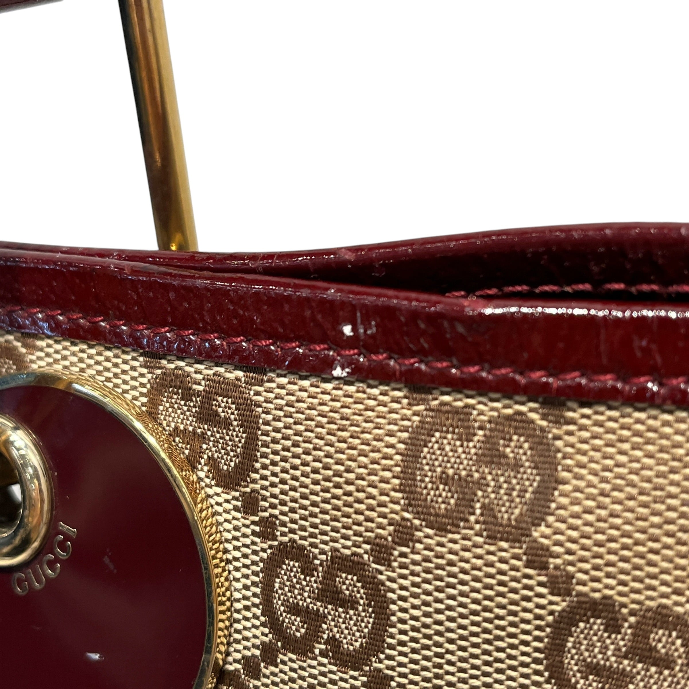GUCCI/Tote Bag/Monogram/Cotton/BRD/ECLIPSE MESSENGER BAG view 9