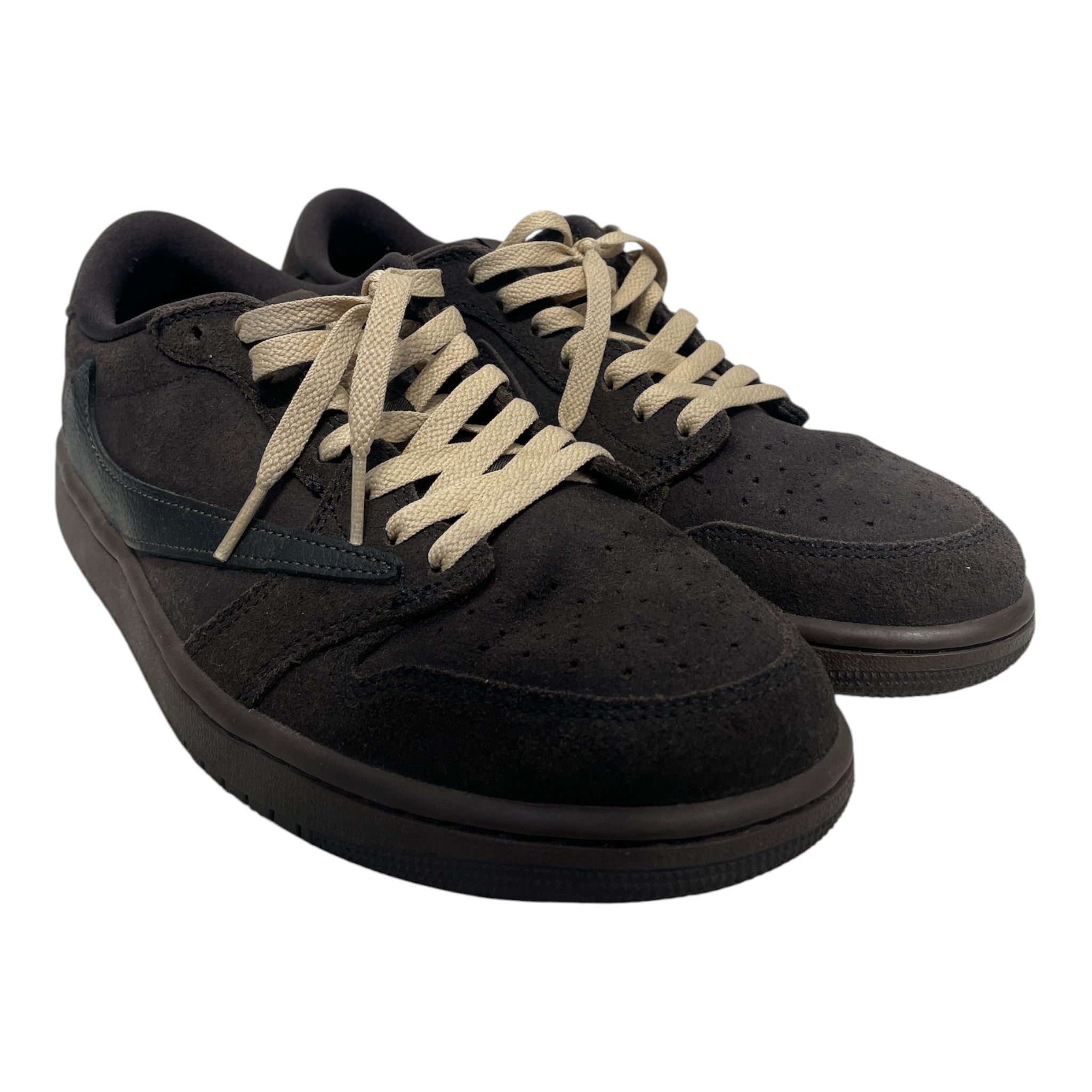 JORDAN BRAND/TRAVIS SCOTT/Low-Sneakers/US 9/Suede/BRW/JORDAN 1 LOW VELVET BROWN view 1