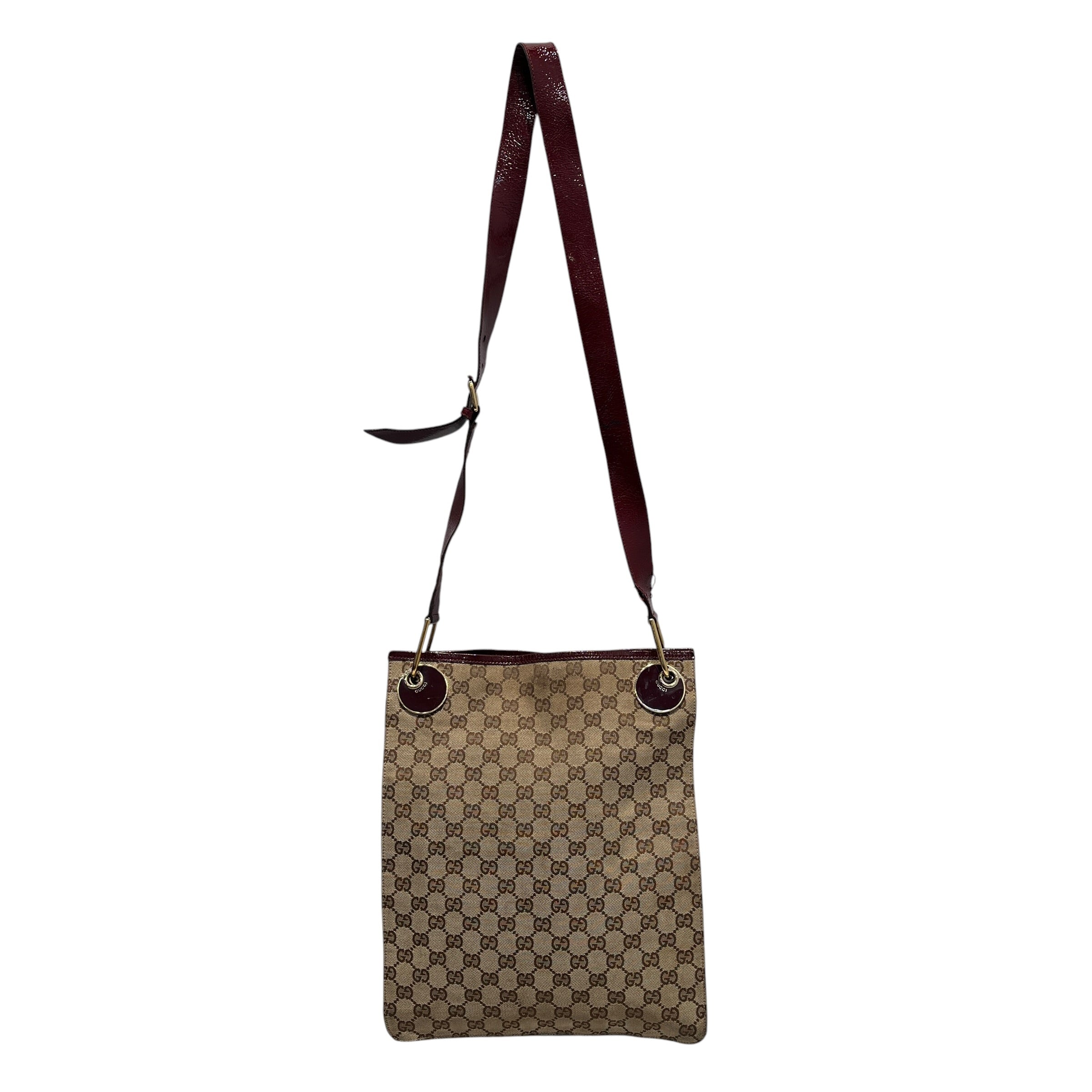 GUCCI/Tote Bag/Monogram/Cotton/BRD/ECLIPSE MESSENGER BAG view 2