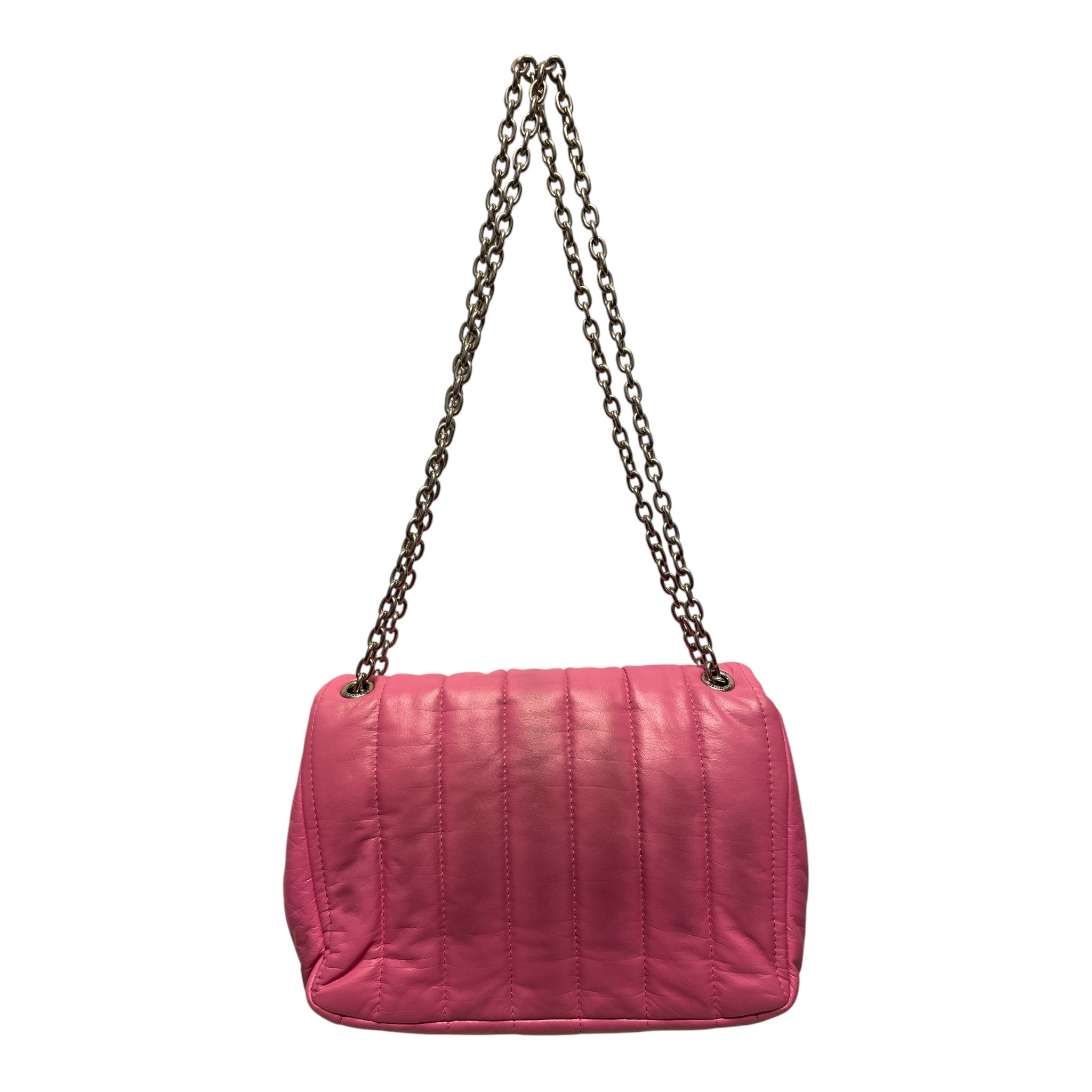 BALENCIAGA/Cross Body Bag/Leather/PNK/monaco small sprayed chain bag view 2