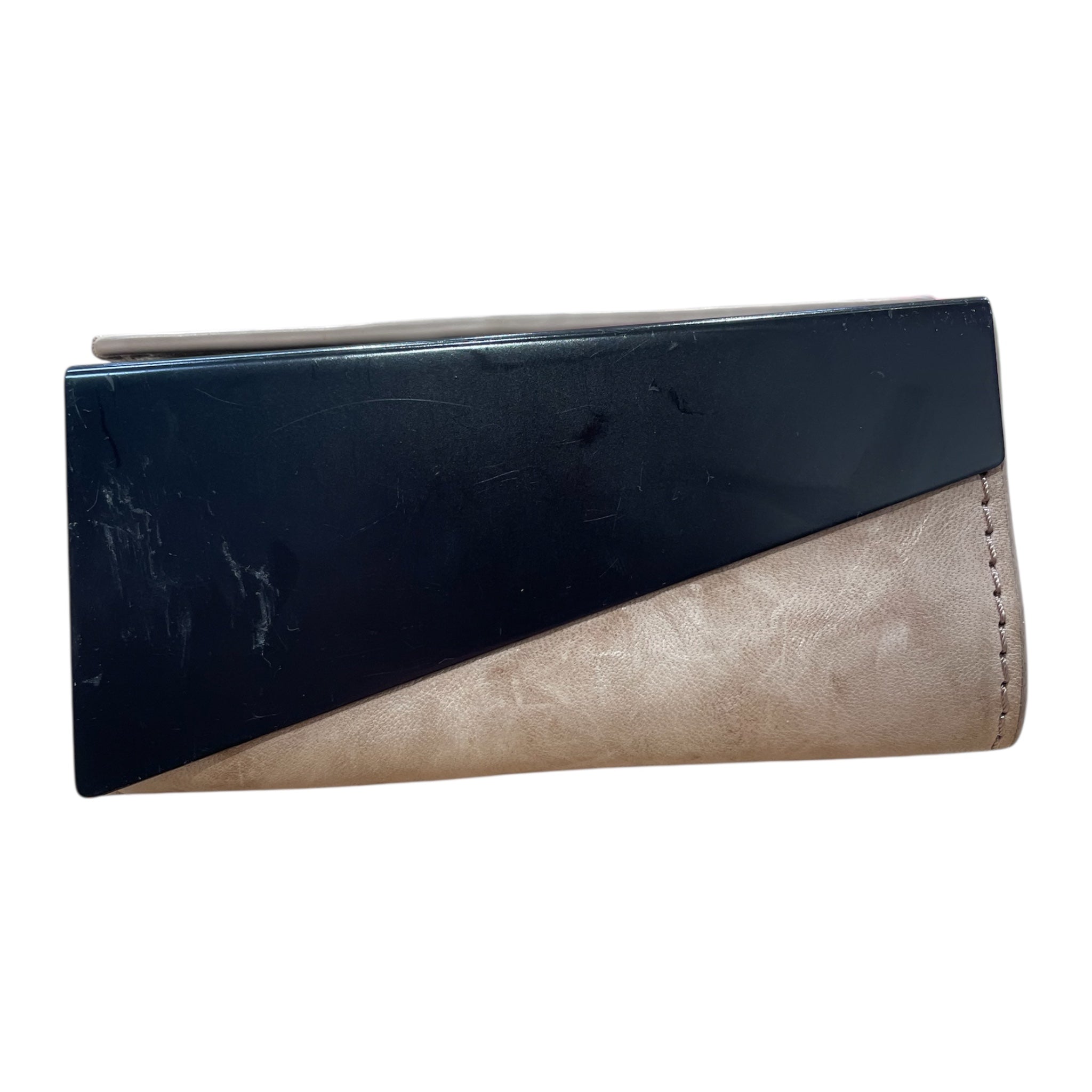 Helmut Lang/Cross Body Bag/Leather/BEG/BLK CHAIN SQUARE view 7