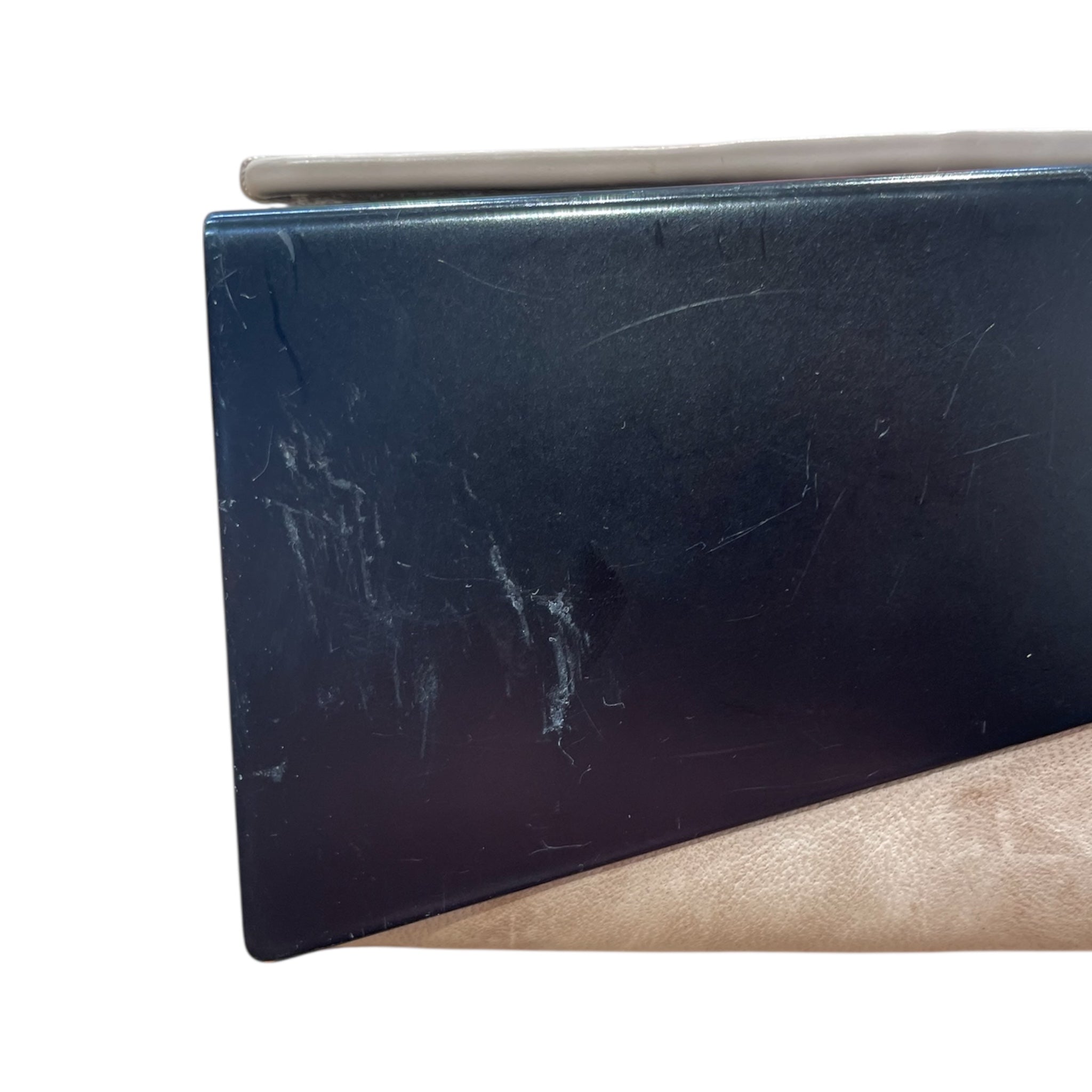 Helmut Lang/Cross Body Bag/Leather/BEG/BLK CHAIN SQUARE view 8