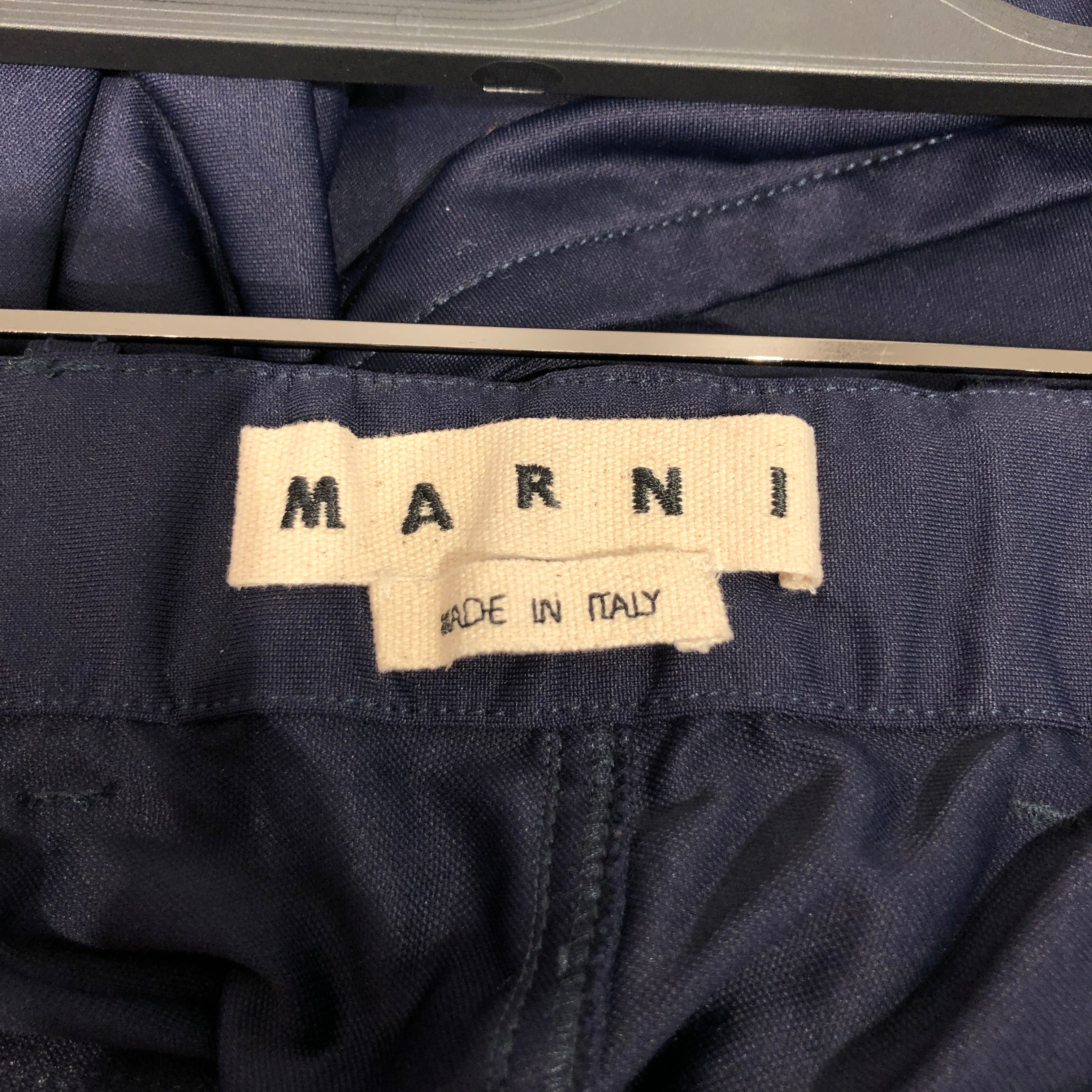 MARNI/Pants/52/Polyester/NVY/BUNNY PATCH view 2