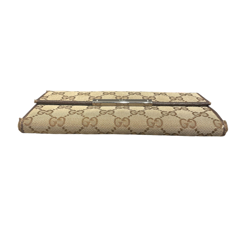 GUCCI/Long Wallet/Cotton/BEG/MONOGRAM