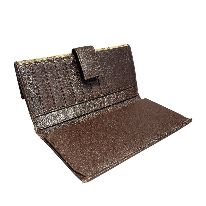 GUCCI/Long Wallet/Cotton/BEG/MONOGRAM