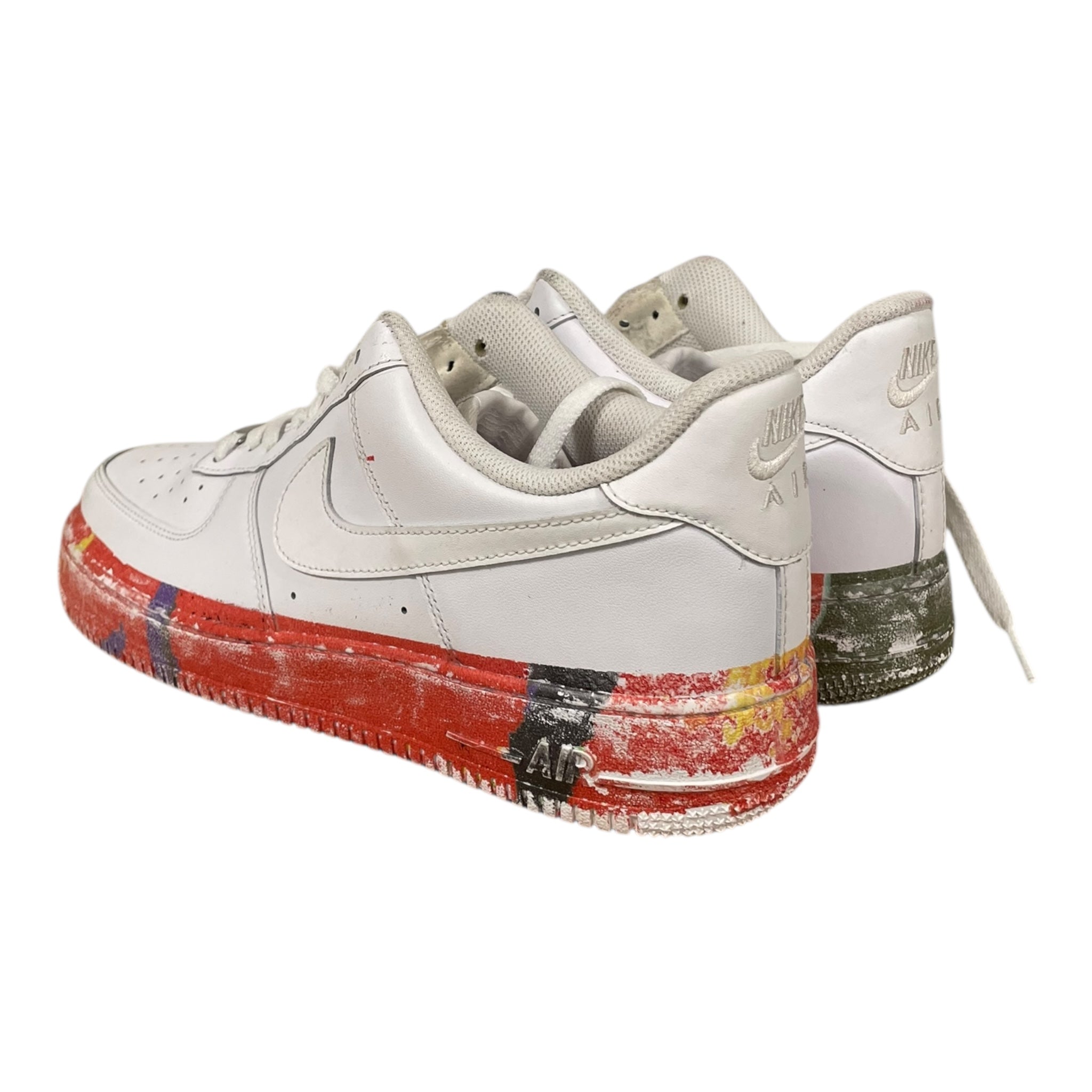 NIKE/Low-Sneakers/US 11.5/Polyester/WHT/315122-111 PAINT ON SOLES view 2