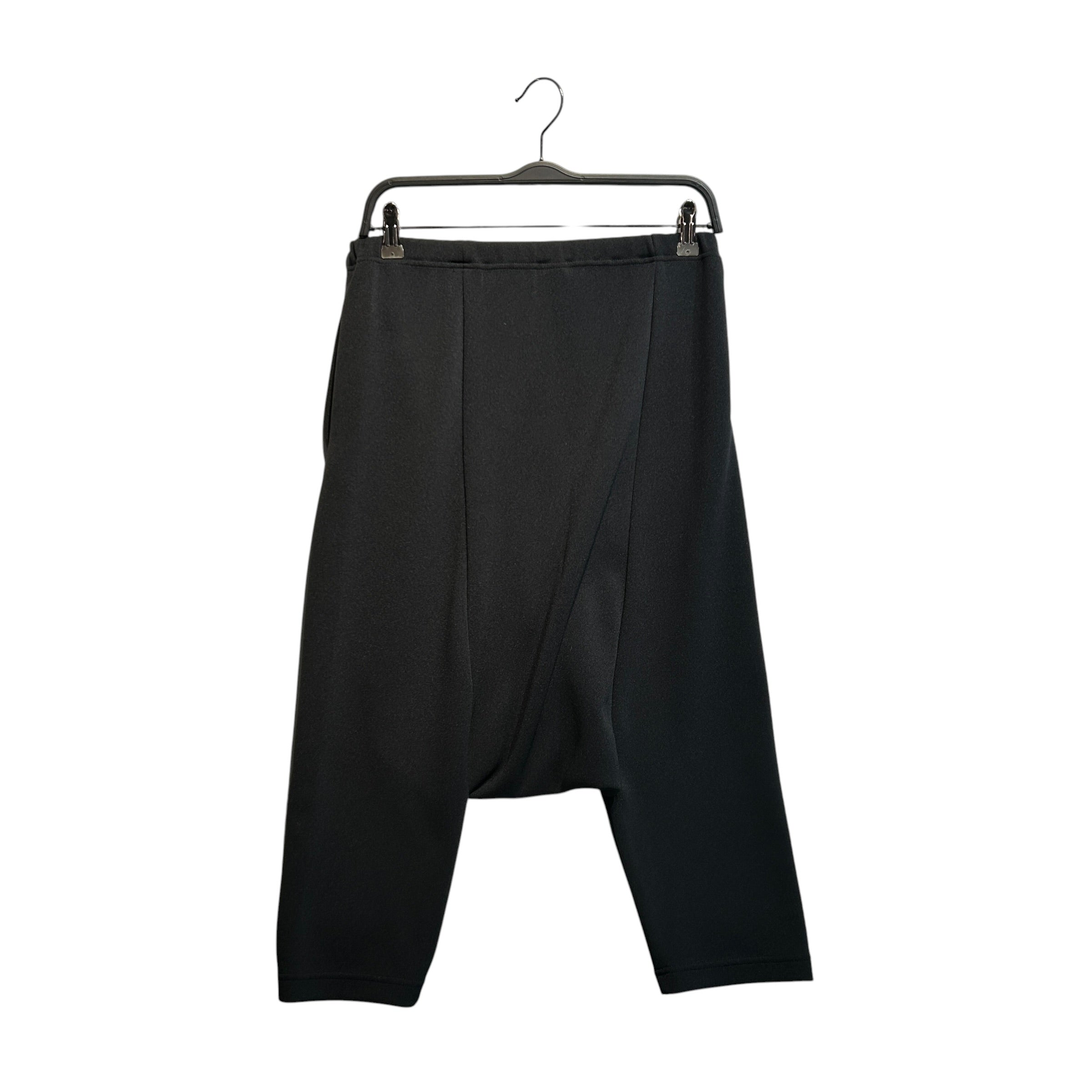 BLACK COMME des GARCONS/Shorts/XS/Polyester/BLK/DROP CROTCH view 1