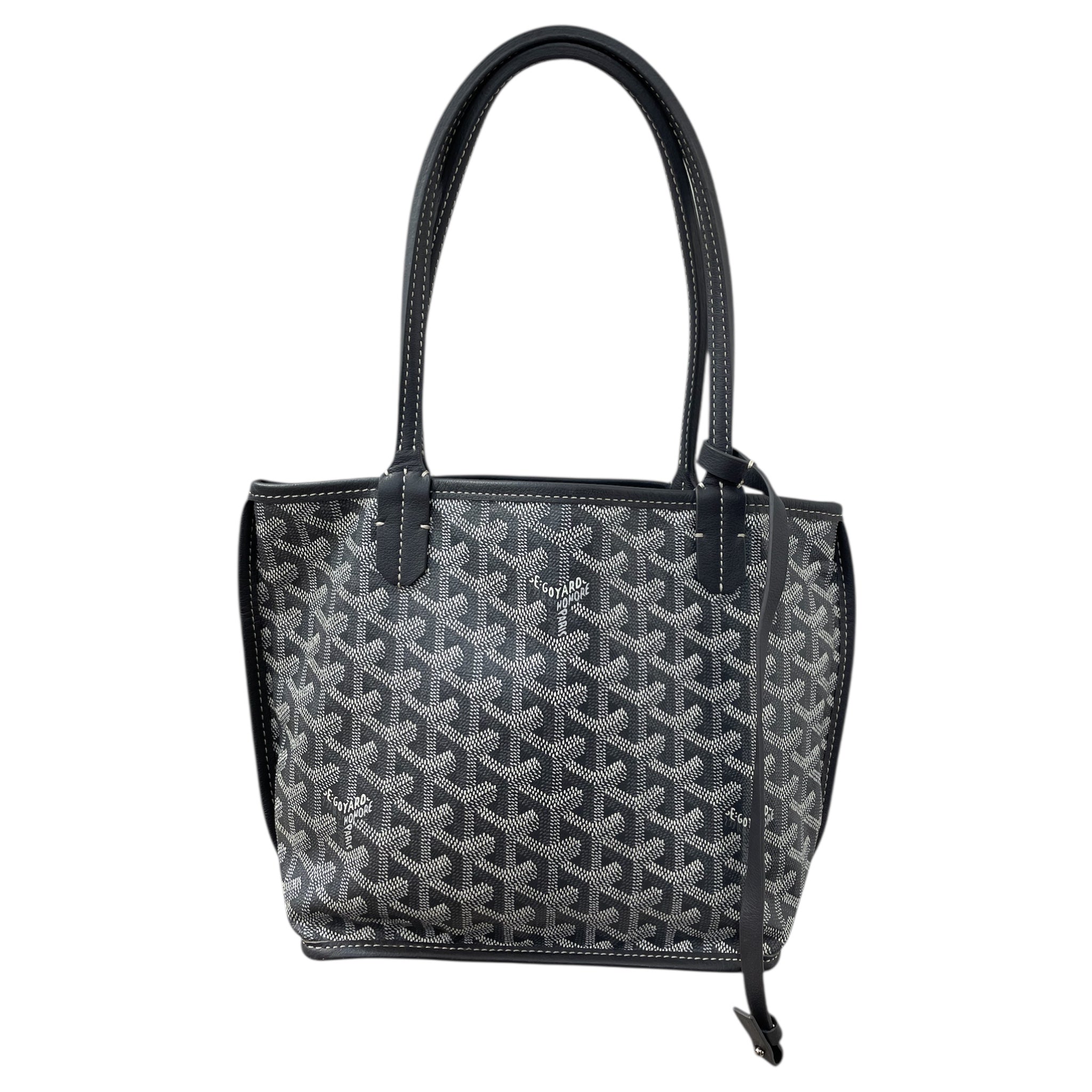 GOYARD/Tote Bag/Monogram/Leather/GRY/Mini Anjou view 1