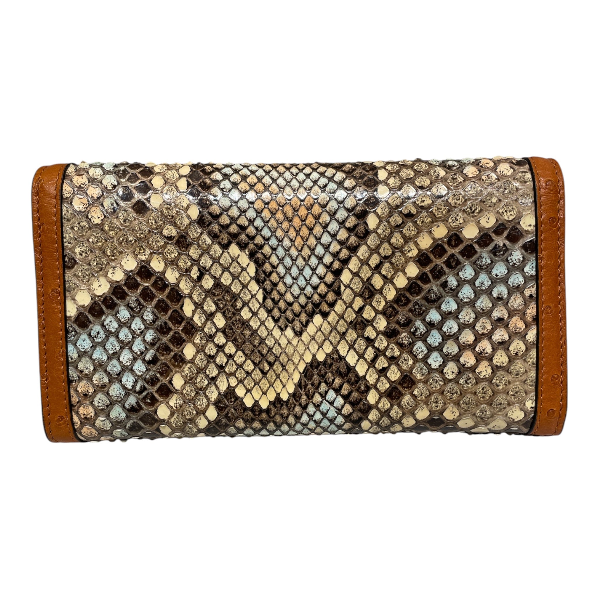 GUCCI/Cross Body Bag/Animal Pattern/Leather/CML/DIANA PYTHON CHAIN WALET view 2