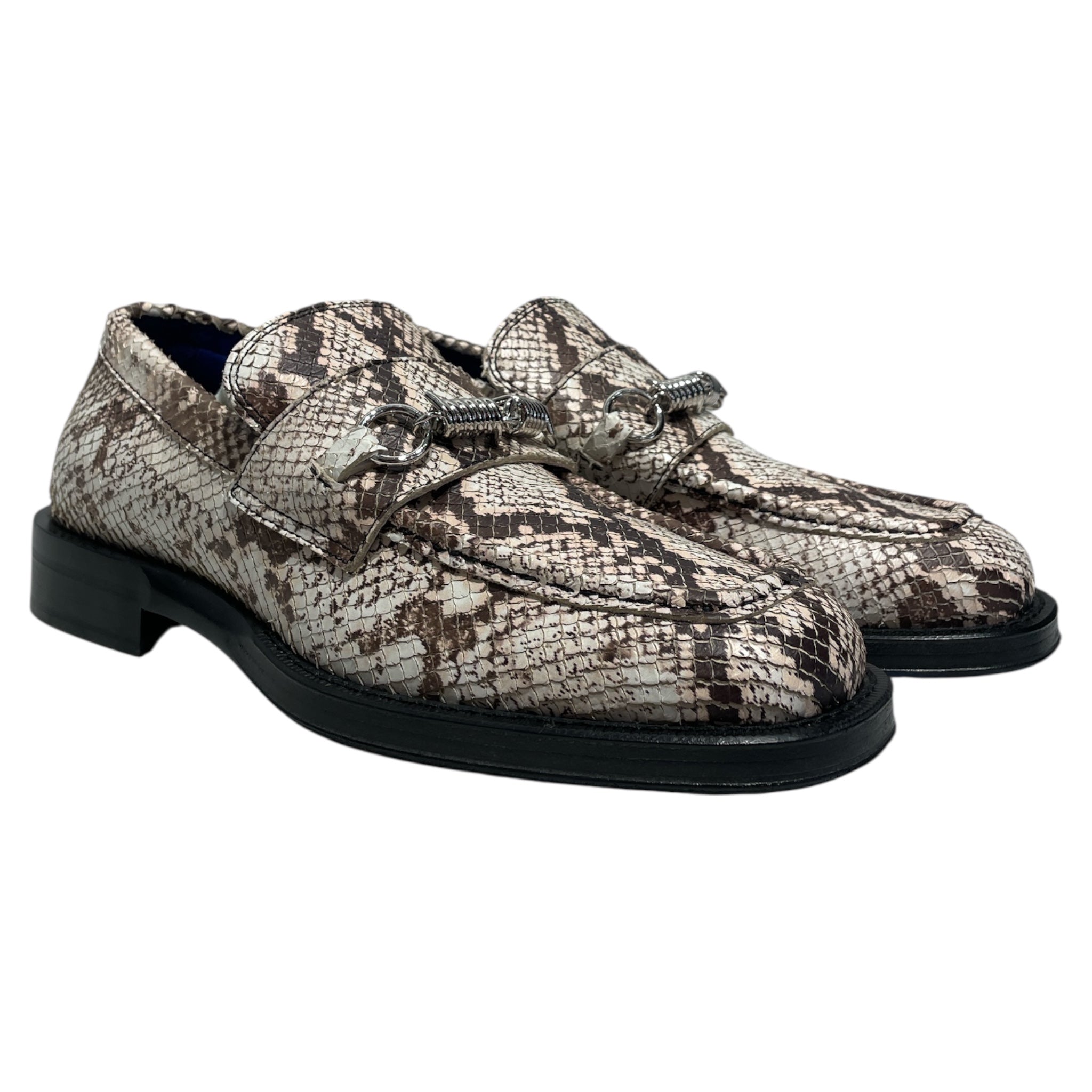BURBERRY/Loafers/EU 41/Animal Pattern/Leather/MLT/Snakeskin Loafer view 1