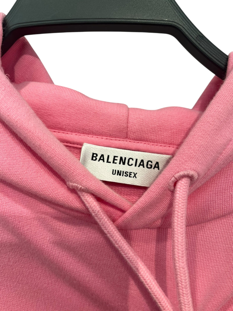 BALENCIAGA/Hoodie/XS/Cotton/PNK/BEBE