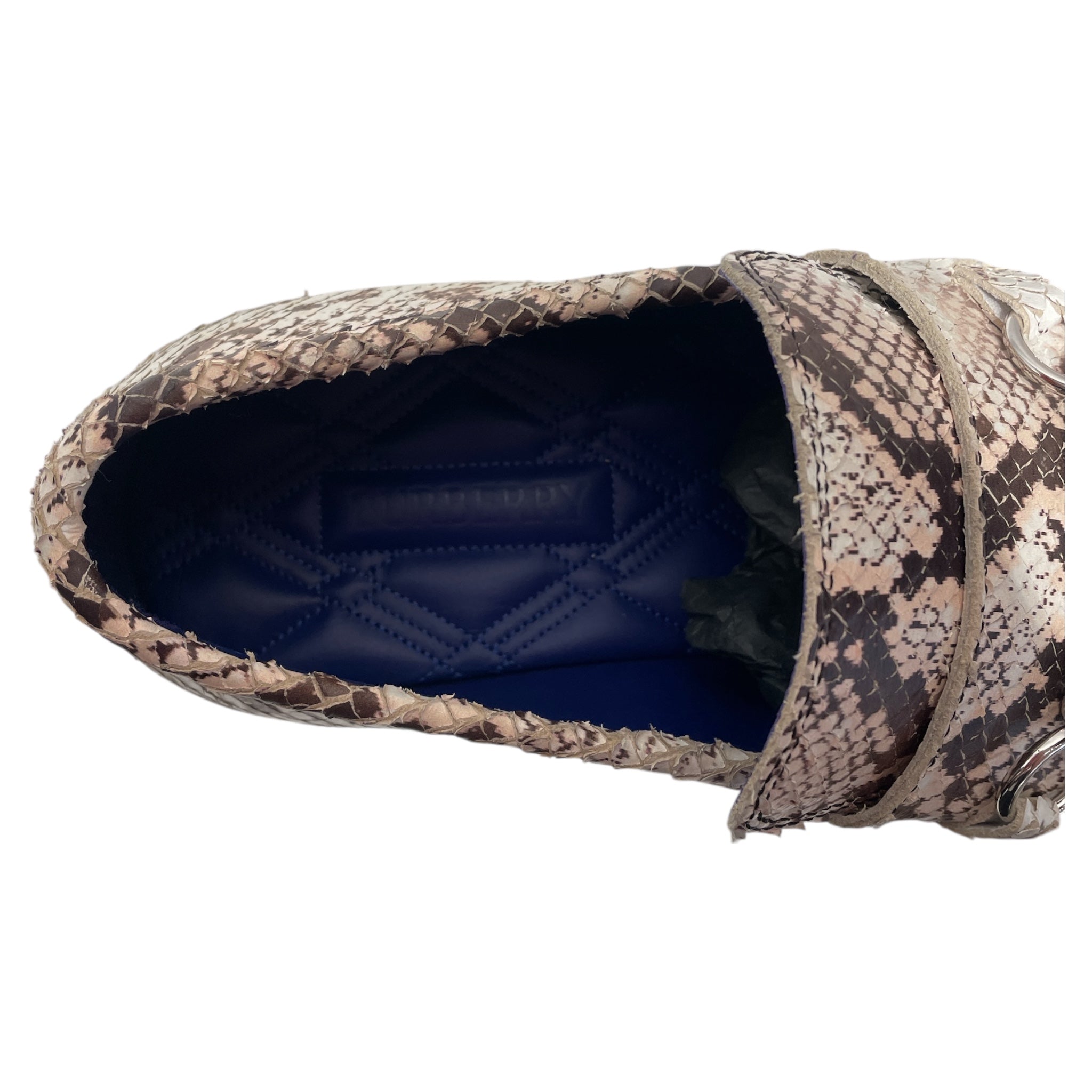 BURBERRY/Loafers/EU 41/Animal Pattern/Leather/MLT/Snakeskin Loafer view 3