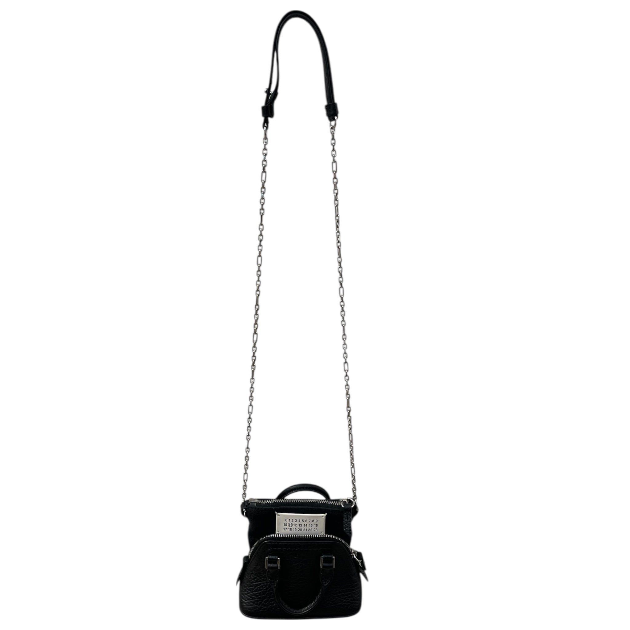 Maison Martin Margiela/Cross Body Bag/Leather/BLK/5ac baby bag view 1