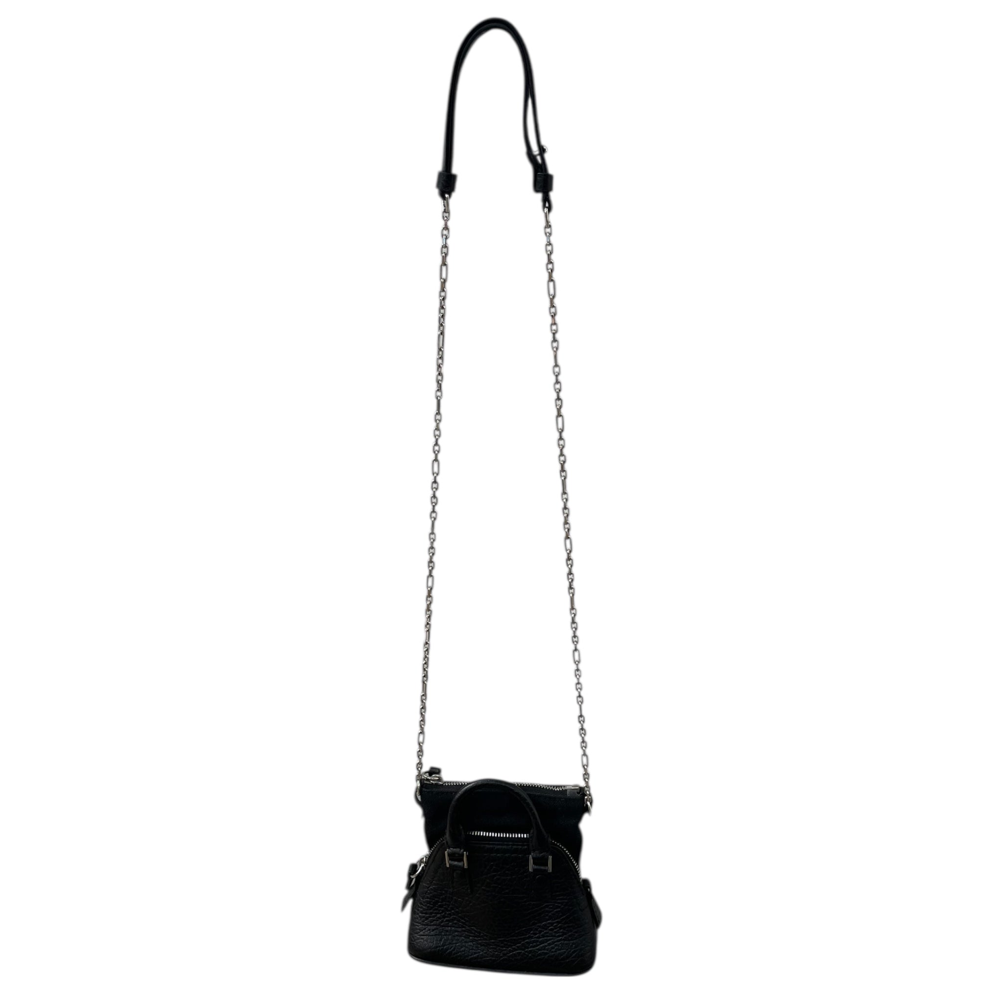 Maison Martin Margiela/Cross Body Bag/Leather/BLK/5ac baby bag view 2