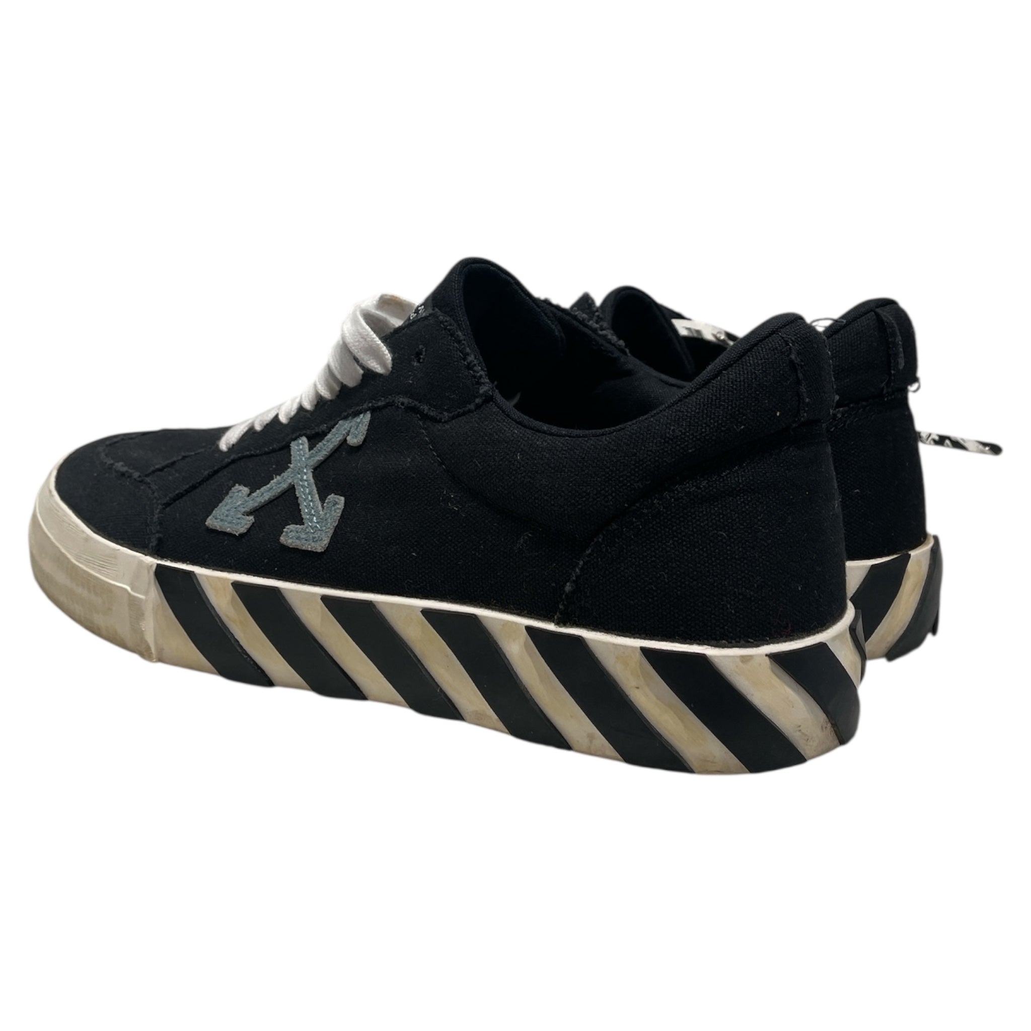 OFF-WHITE/Low-Sneakers/EU 43/Cotton/BLK/Vulc Low Blue X view 2