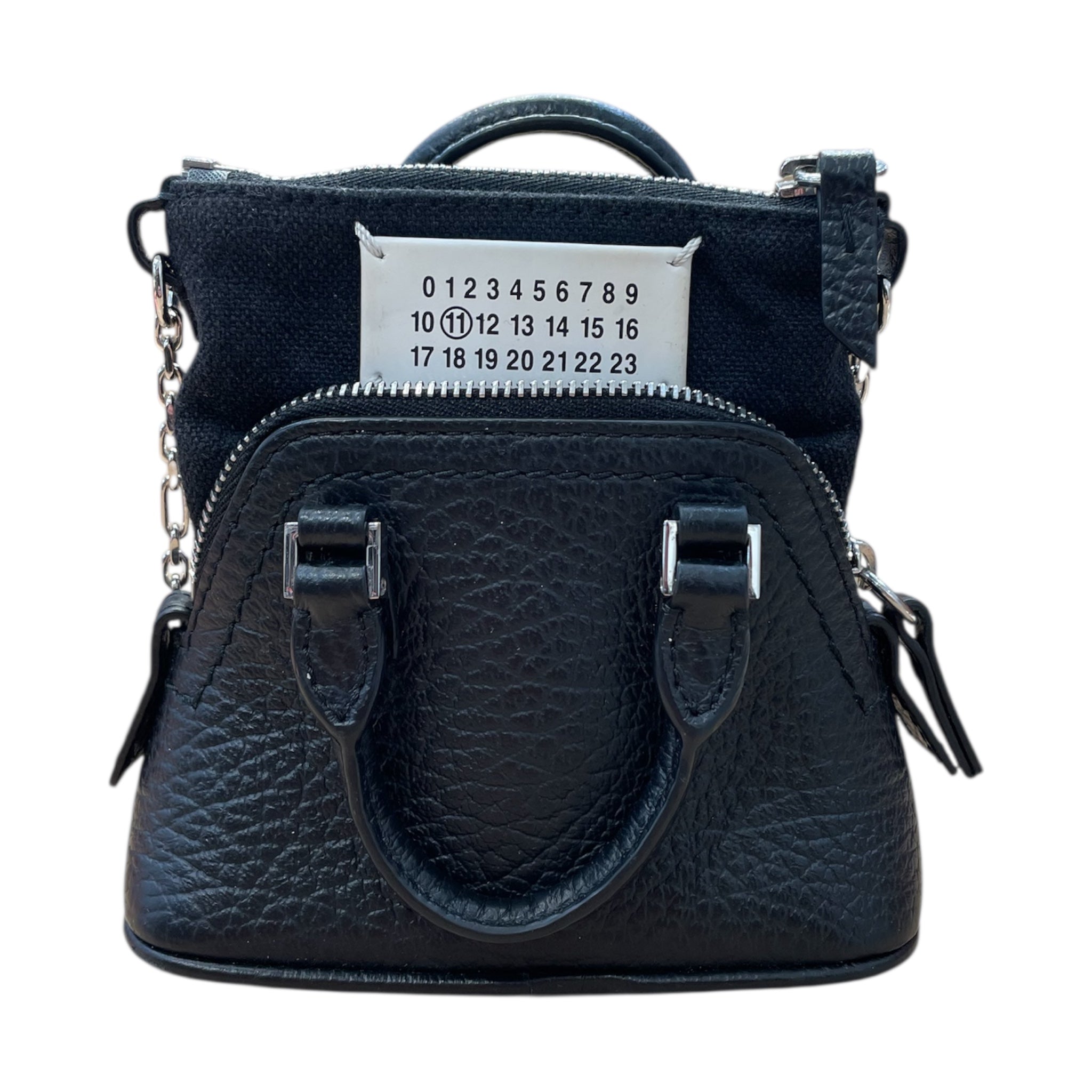 Maison Martin Margiela/Cross Body Bag/Leather/BLK/5ac baby bag view 3