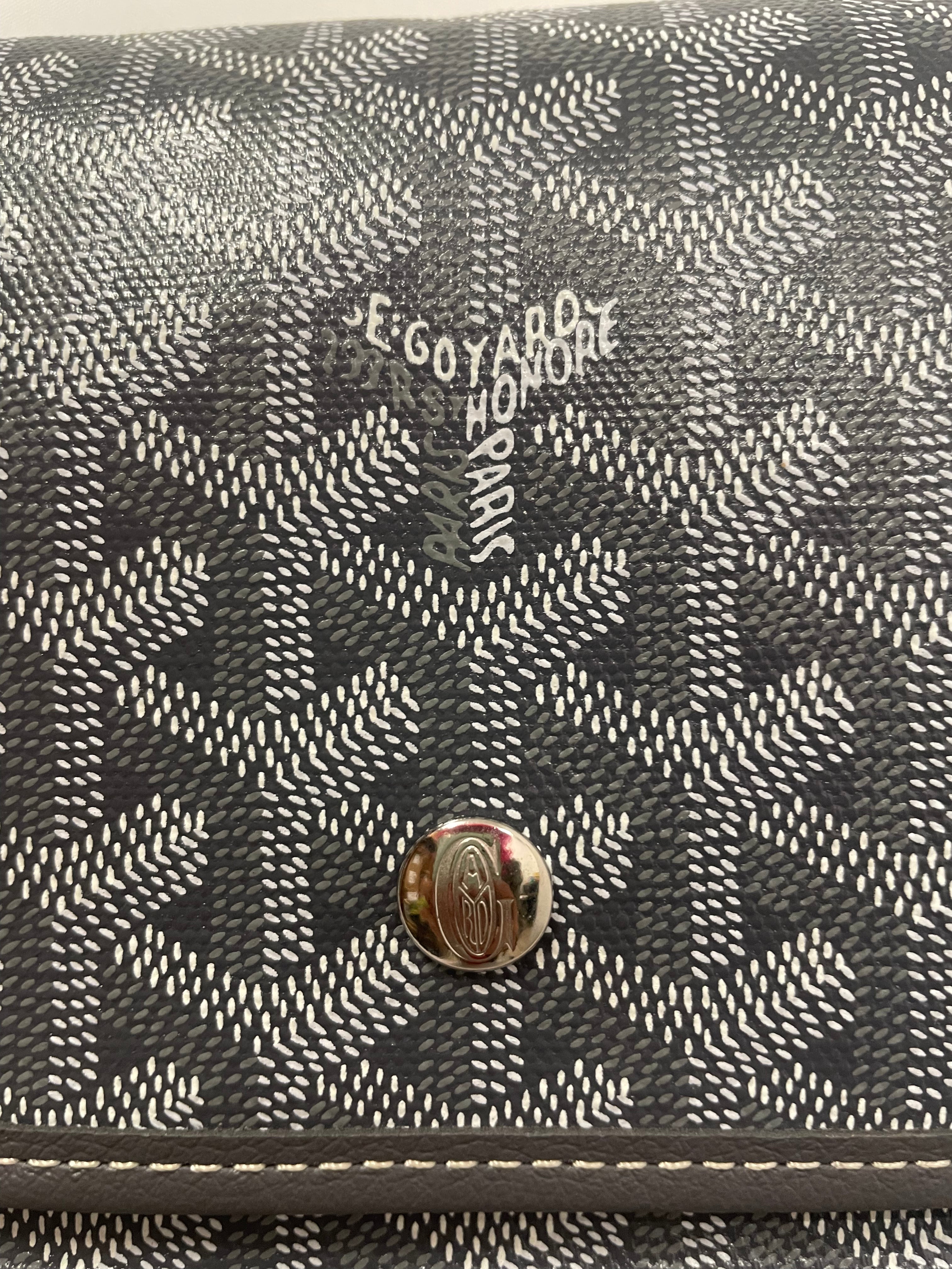 GOYARD/Cross Body Bag/Monogram/Leather/GRY/PLUMET view 4