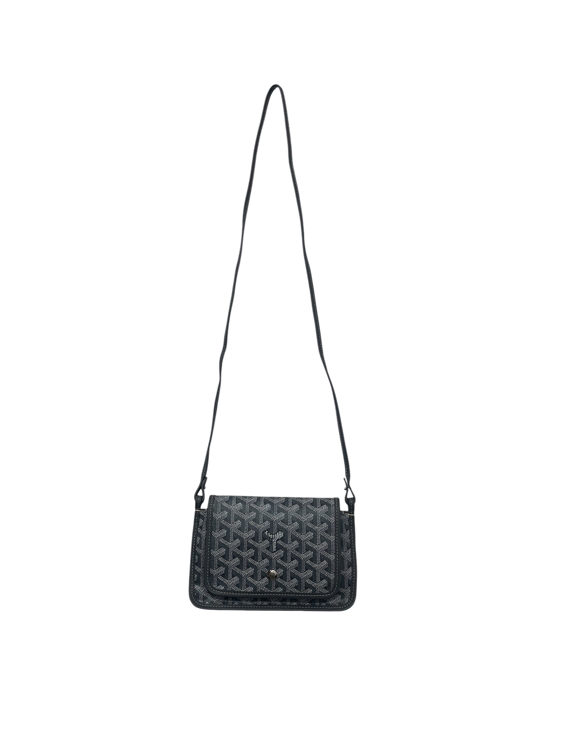 GOYARD/Cross Body Bag/Monogram/Leather/GRY/PLUMET view 1