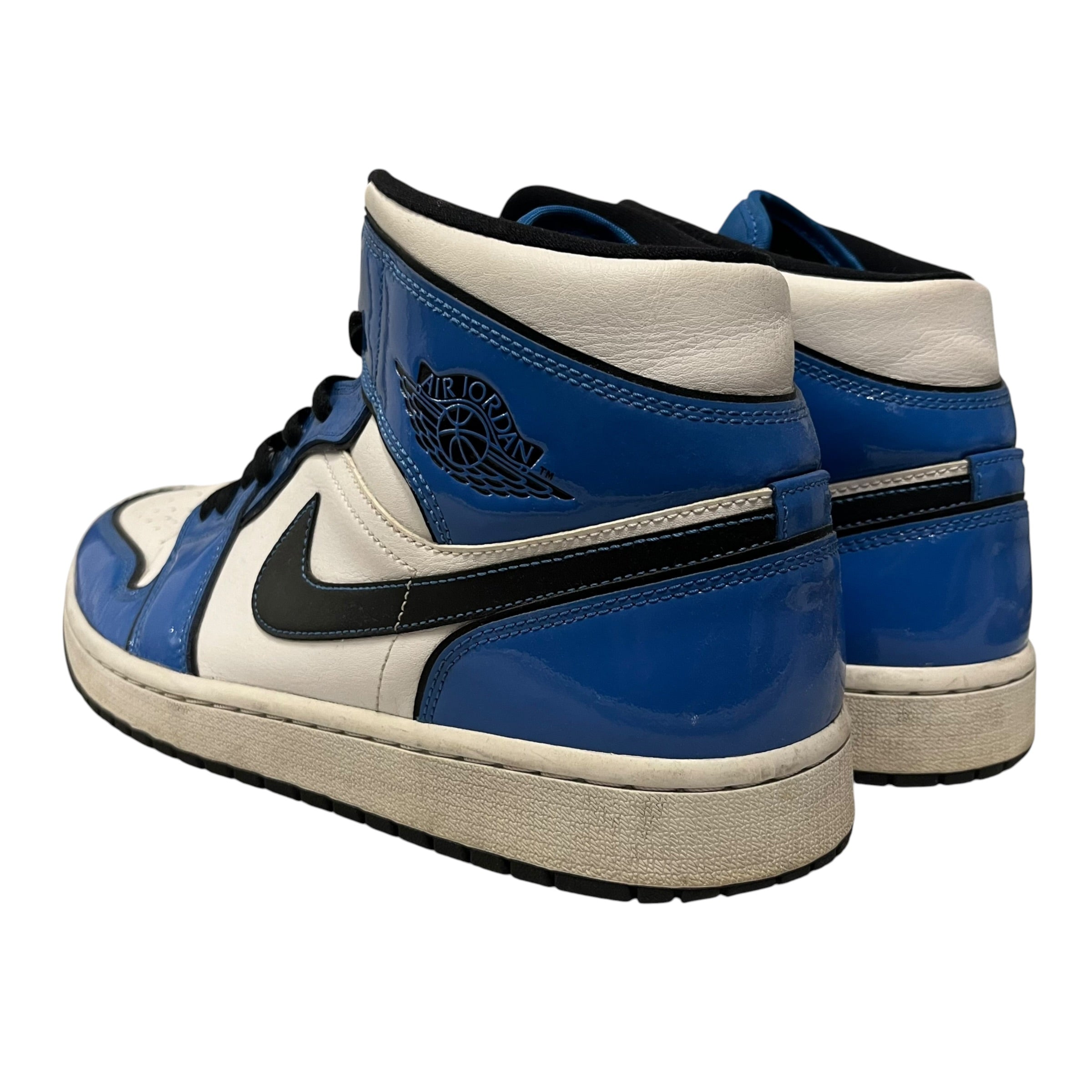 JORDAN BRAND/Hi-Sneakers/US 12/Leather/BLU/jordan 1 mid signal blue view 2