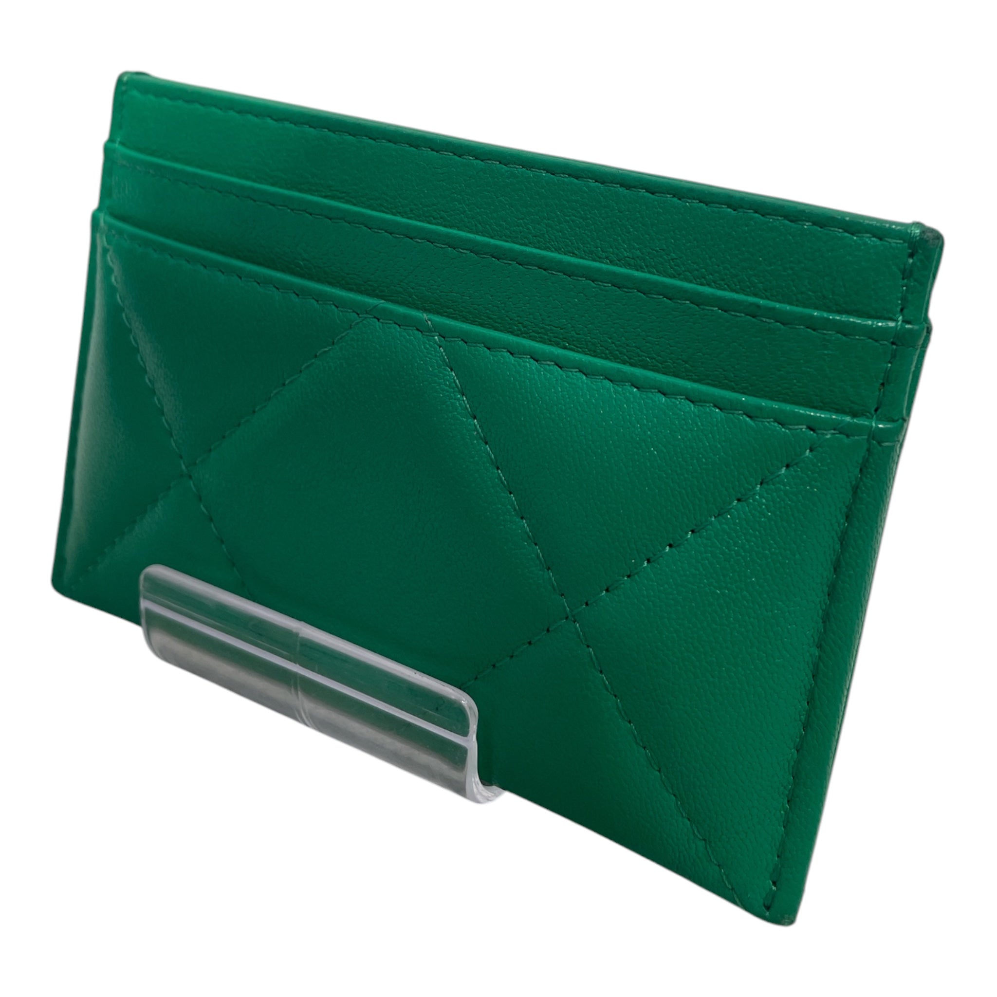 CHANEL/Wallet/Leather/GRN/L's/CHANEL 19 CARD HOLDER view 2