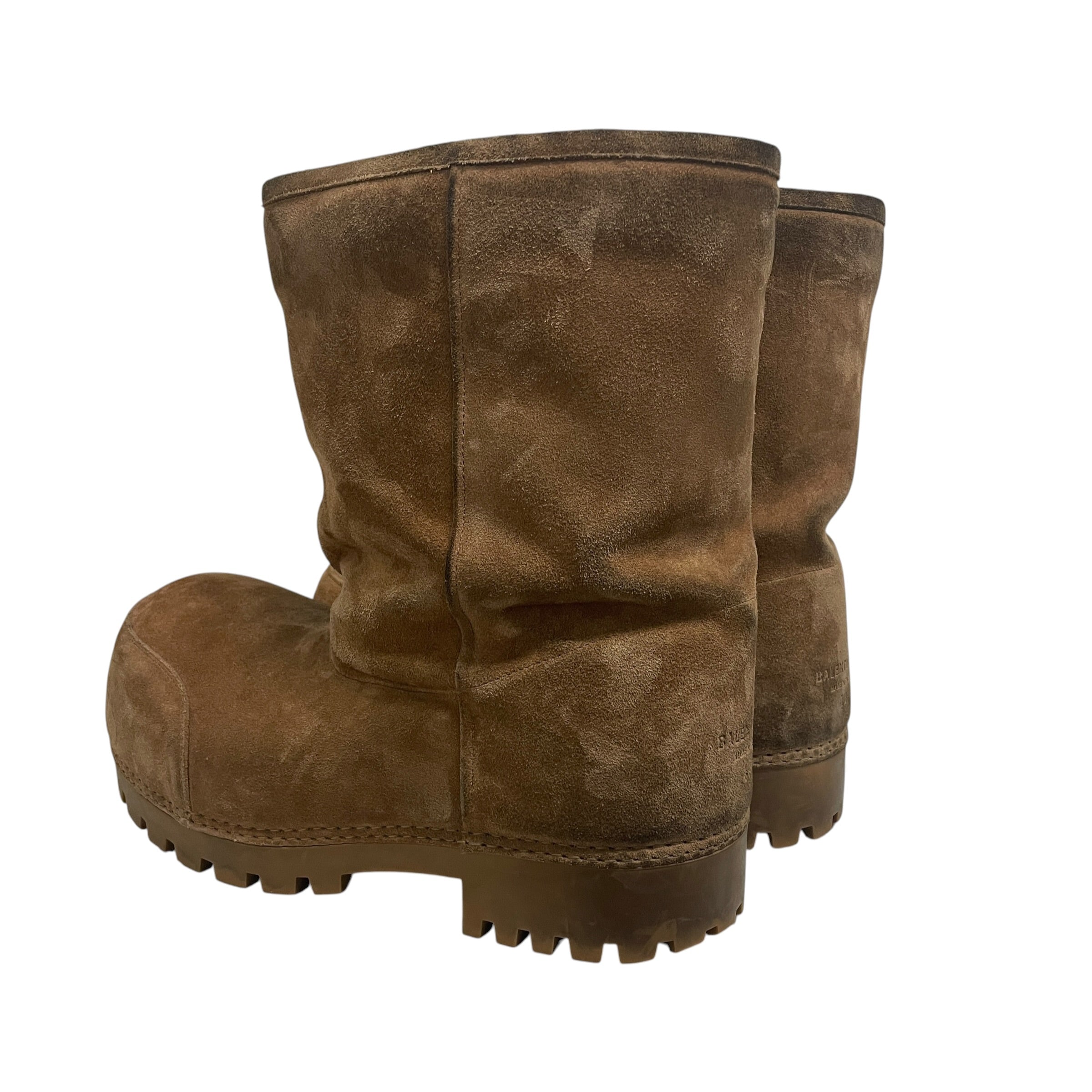 BALENCIAGA/Pull-On Boots/EU 44/Suede/CML/8 Hole/ALASKA BOOTS view 2