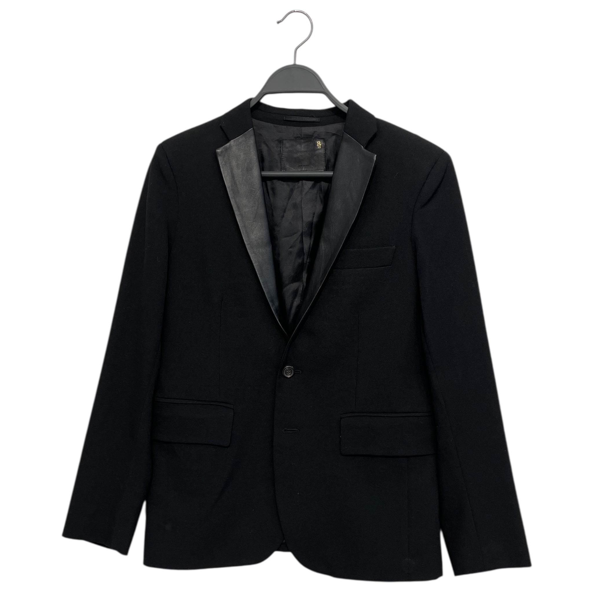 R13/Coat/Wool/BLK/ view 1