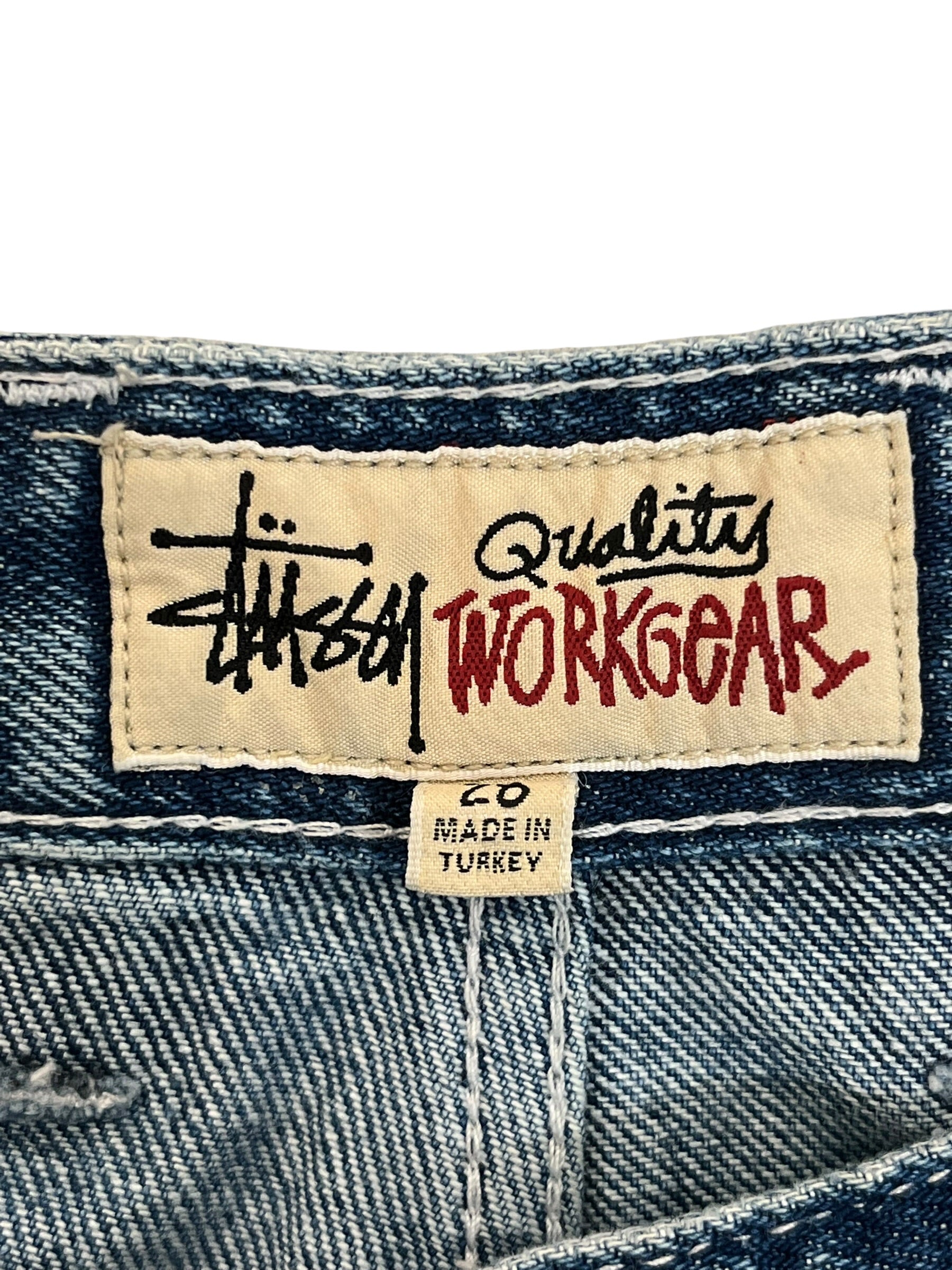 STUSSY/Straight Pants/28/Denim/BLU/QUALITY WORKGEAR view 3