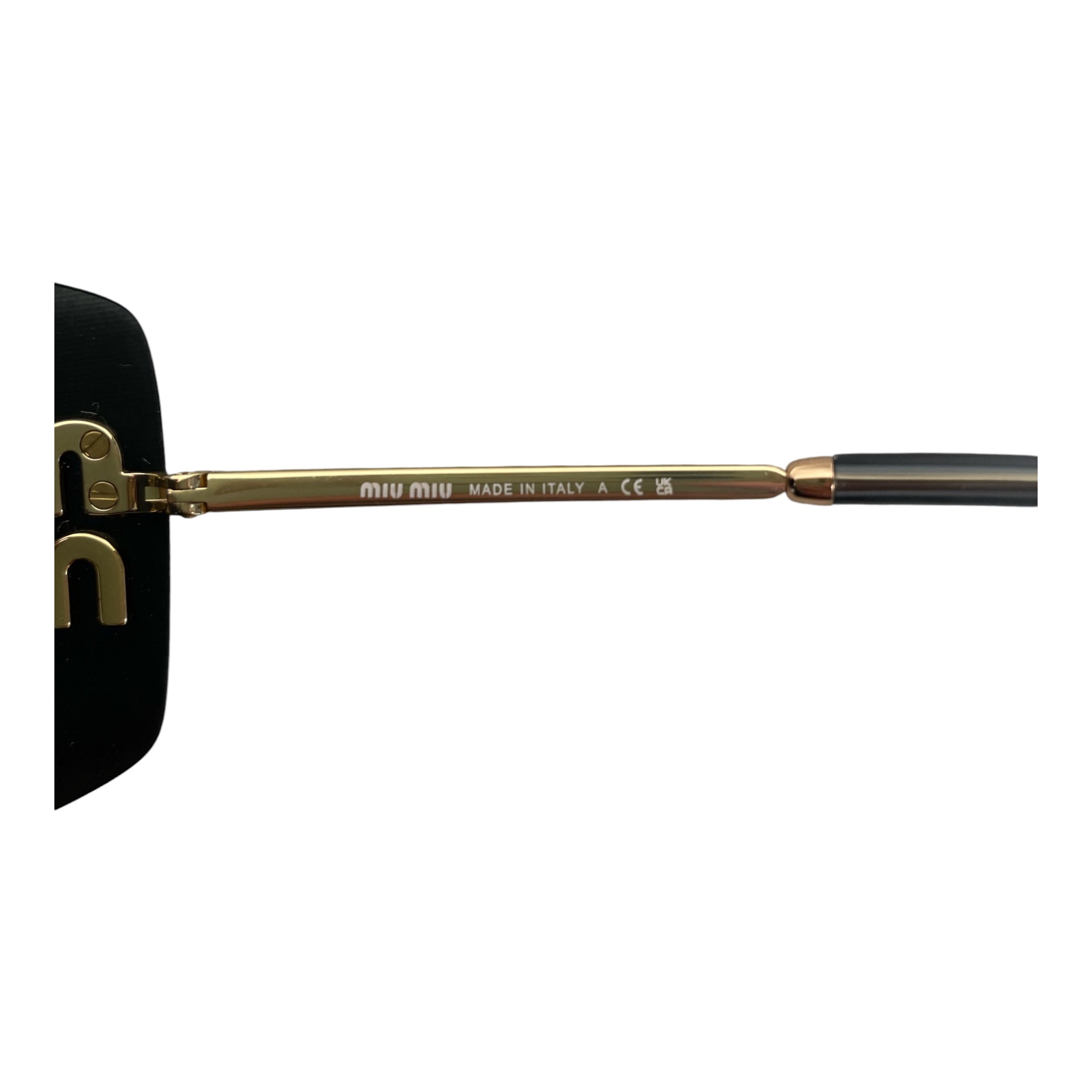 MIU MIU/Sunglasses/Plastic/GLD/L's/smu 80 14 5ak view 3