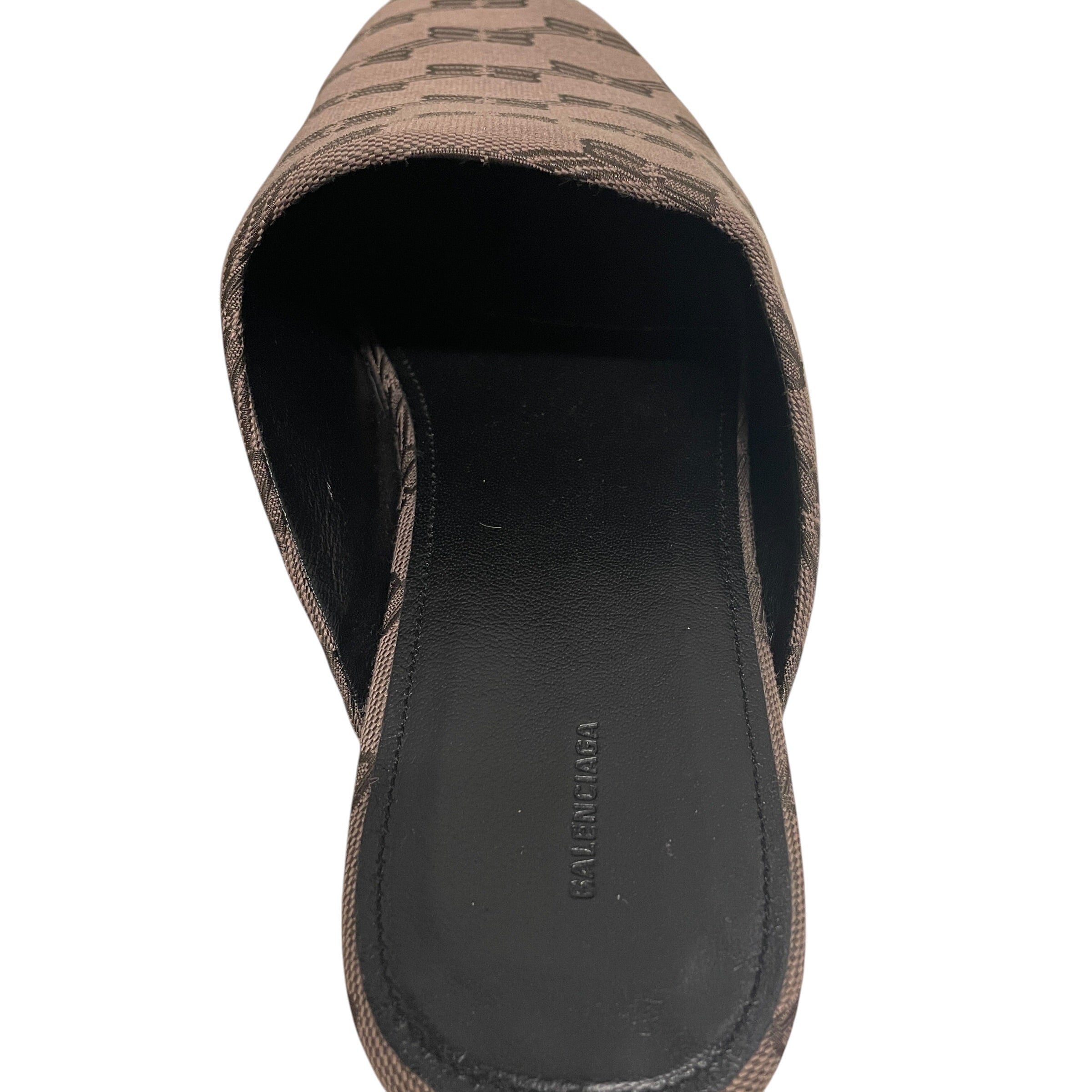 BALENCIAGA/Shoes/EU 44/Monogram/GRY/BB JACQUARD / SLIP MULES view 3