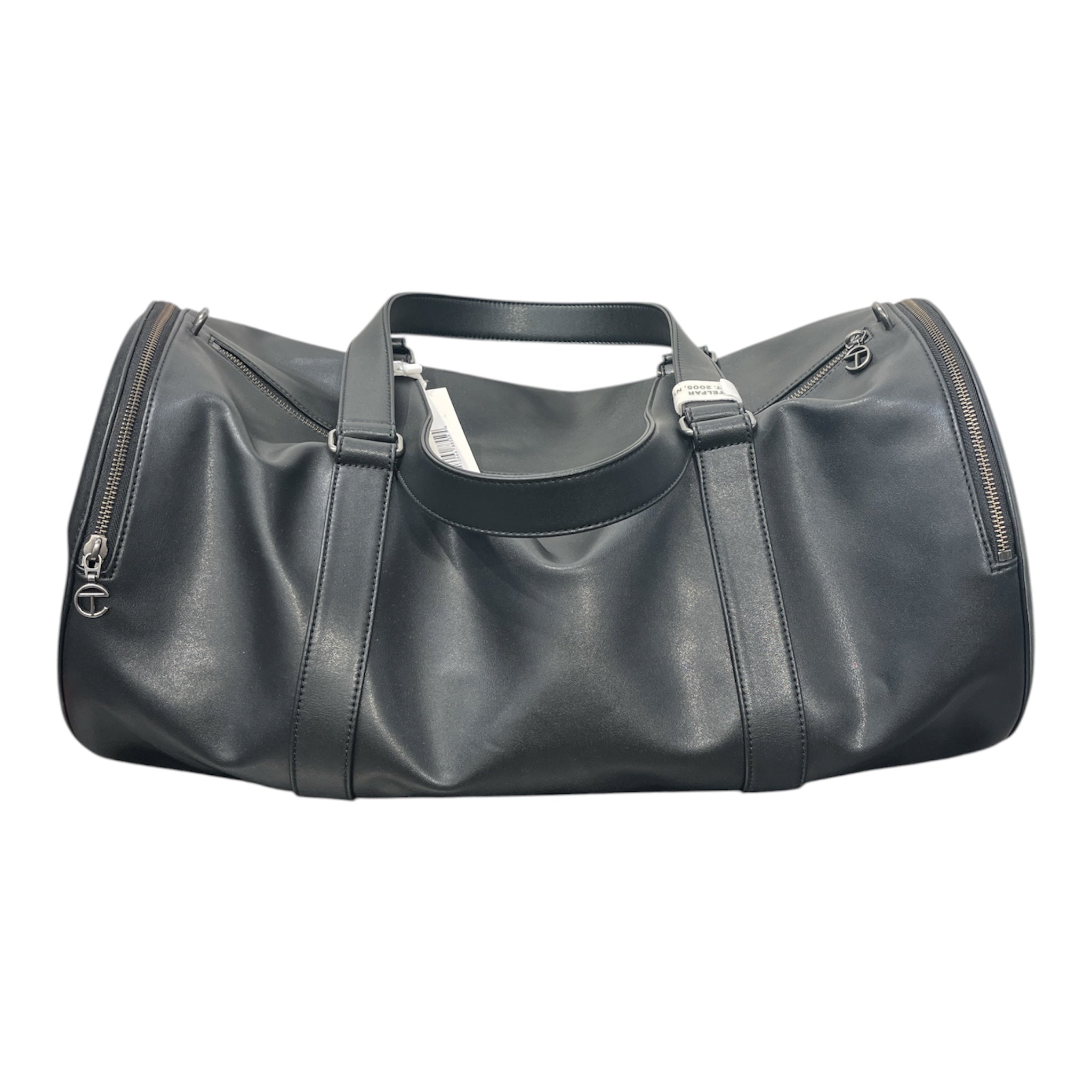 Telfar/Boston Bag/Leather/BLK/SILVER HARDWARE view 3