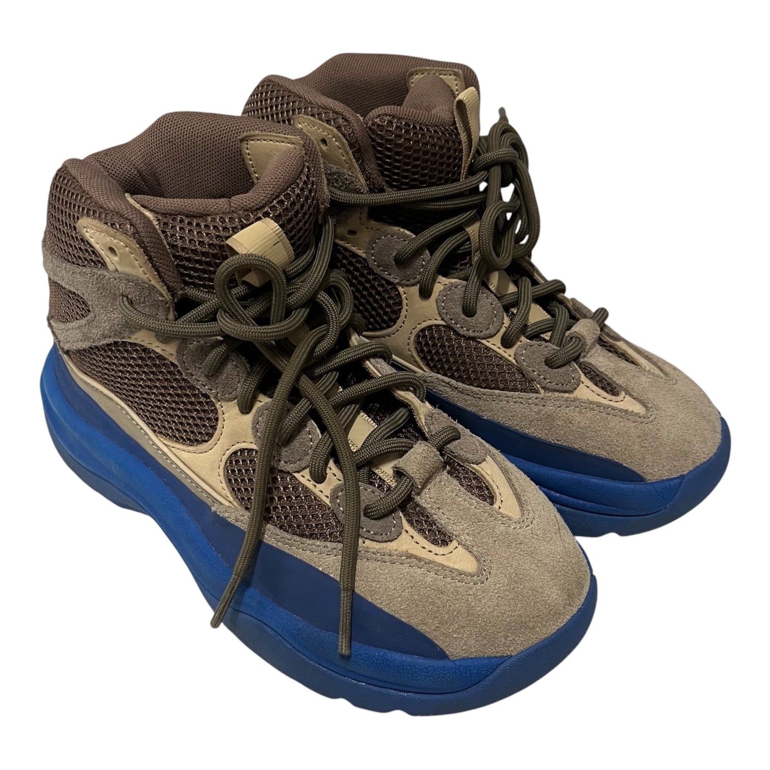 YEEZY/Lace Up Boots/US 5.5/Polyester/BLU/Desert Boot Taupe Blue view 1