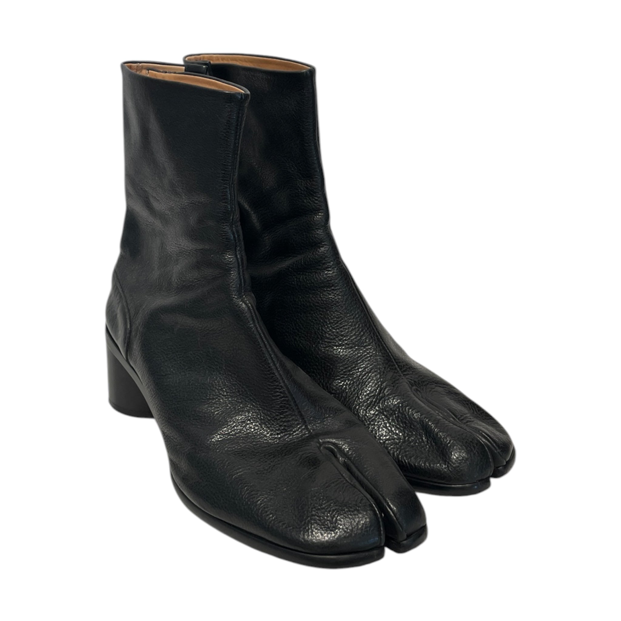 Maison Margiela/Boots/EU 46/Leather/BLK/ANKLE TABI 6cm HEEL view 1
