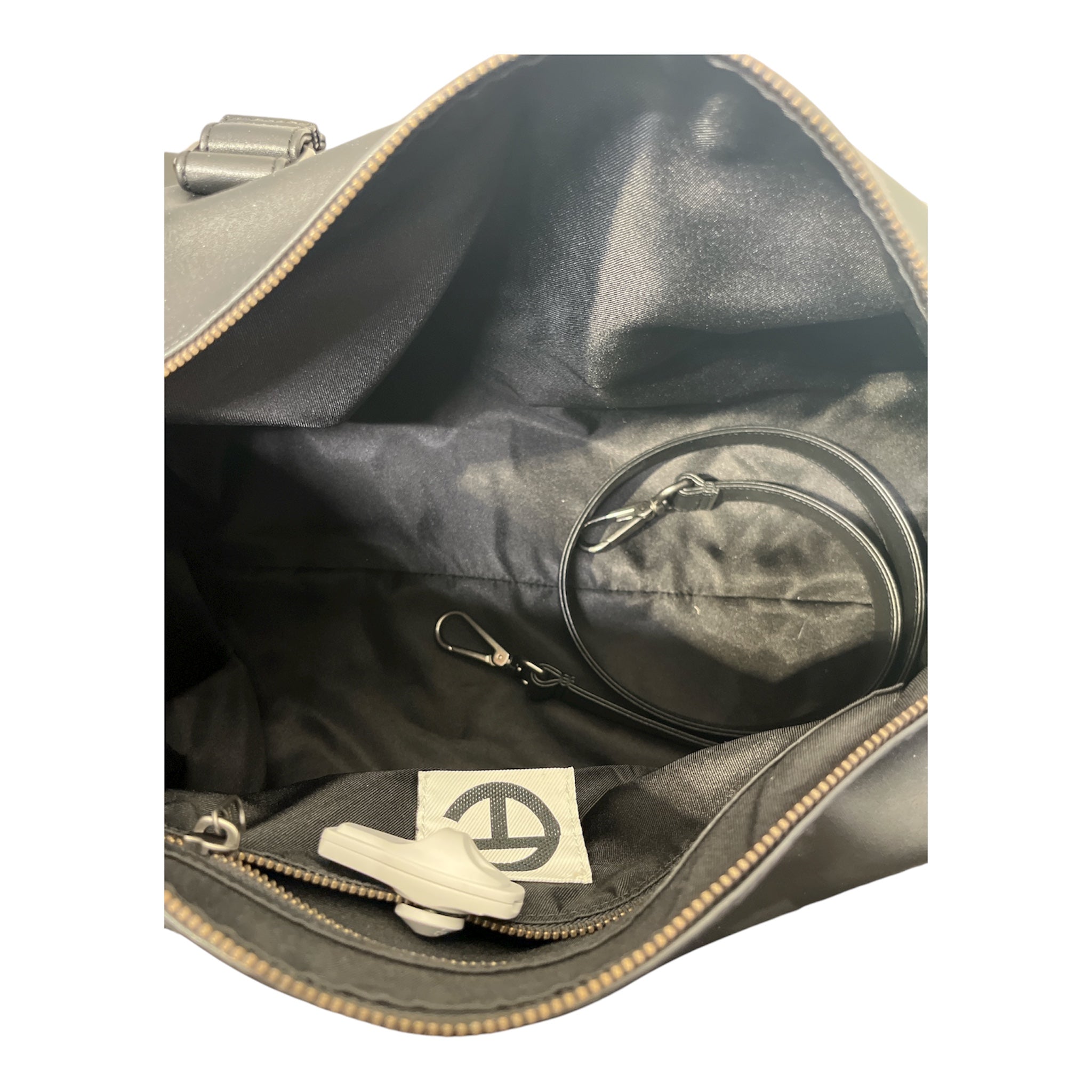 Telfar/Boston Bag/Leather/BLK/SILVER HARDWARE view 6