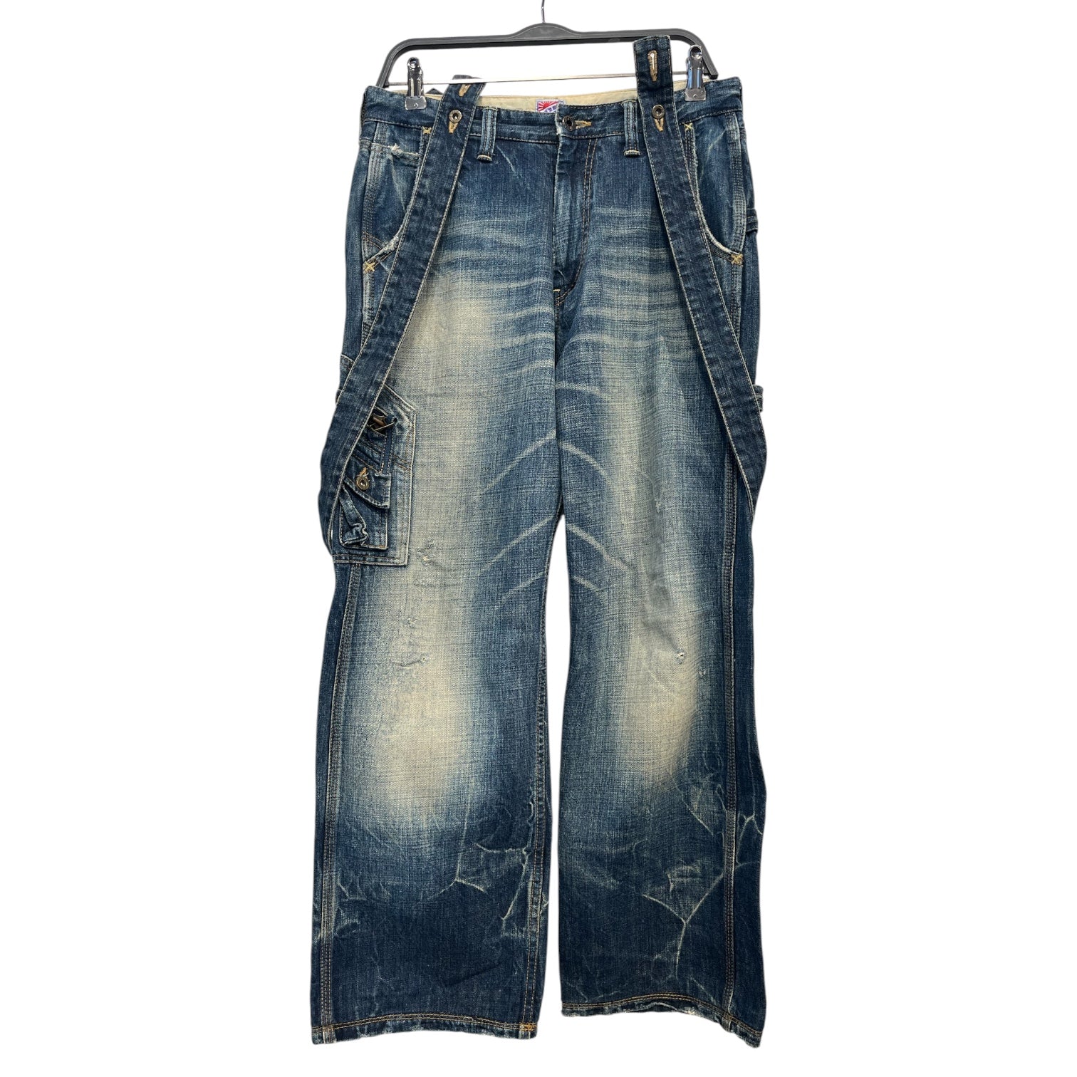 Prps/Straight Pants/32/Denim/BLU/SUSPENDER JEANS view 1